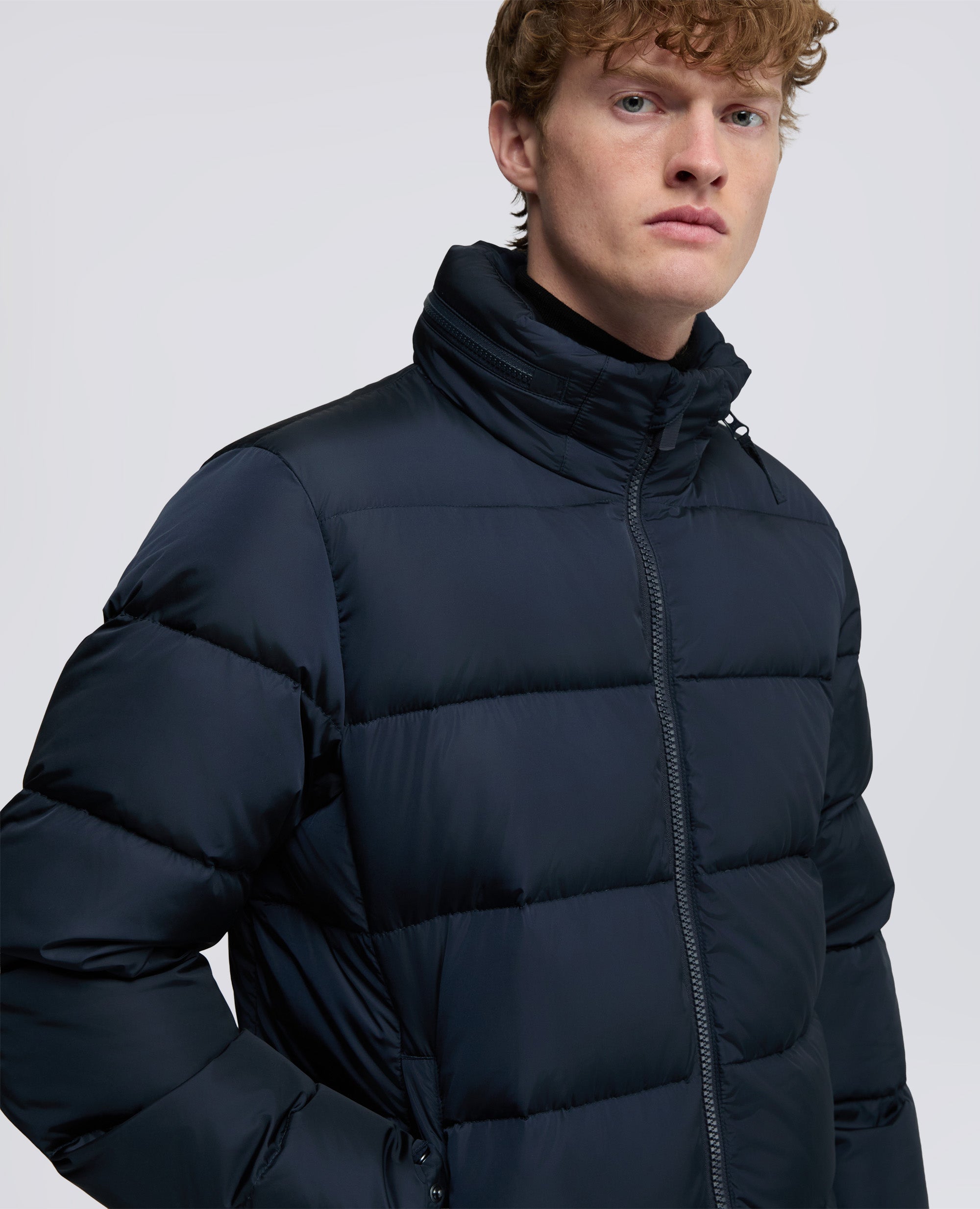 PIUMINO POCOELASTICO RE IN NYLON-NAVY-NAVY-AZUL MARINO-NAVY-NAVY