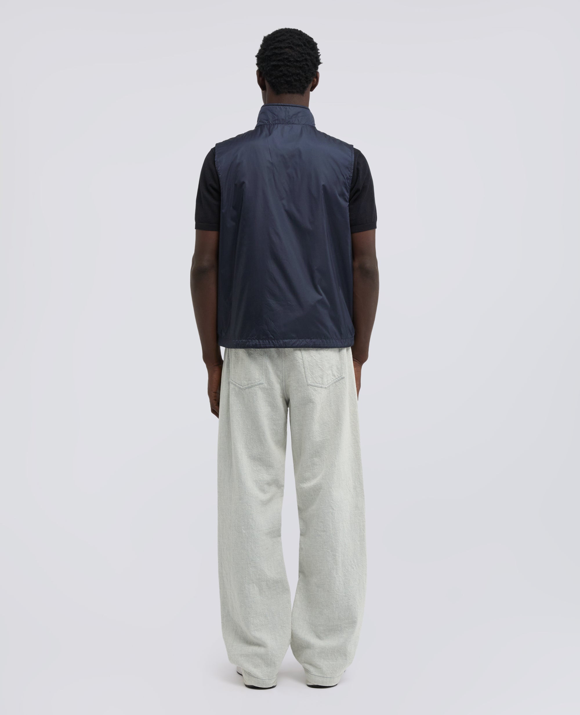 GILET VERNES IN NYLON-NAVY-NAVY-AZUL MARINO-NAVY-NAVY