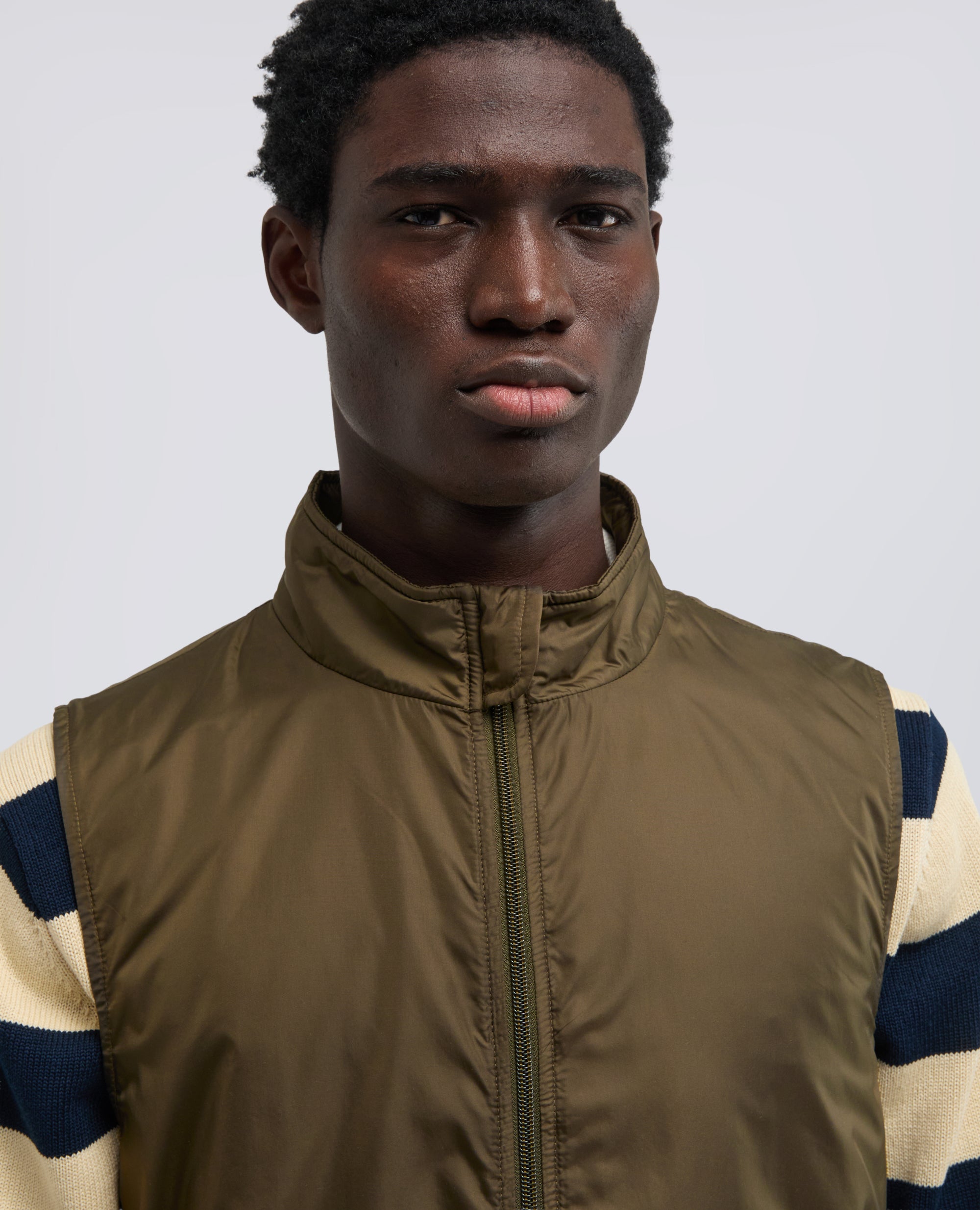 GILET VERNES IN NYLON-MILITARE-MILITARY-MILITAR-MILITAR-MILITAIRE