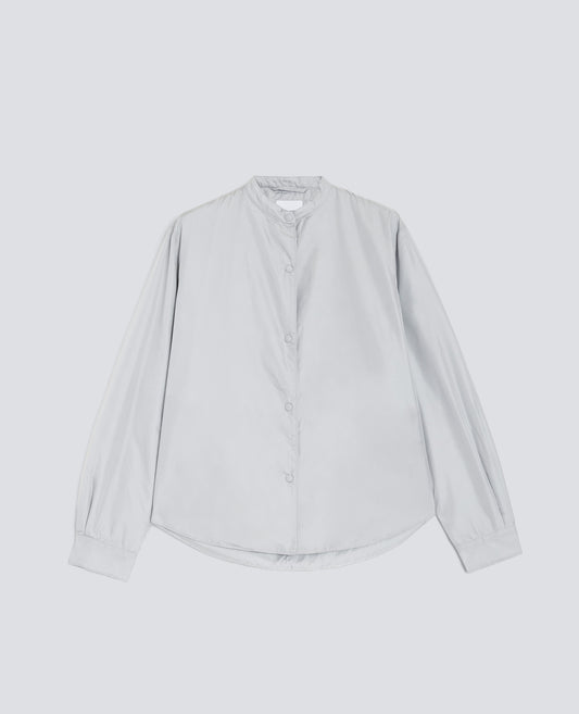 GIACCA CAMICIA IN TAFFETÀ TECNICO-GRIGIO-GREY-GRIS-GRAU-GRIS