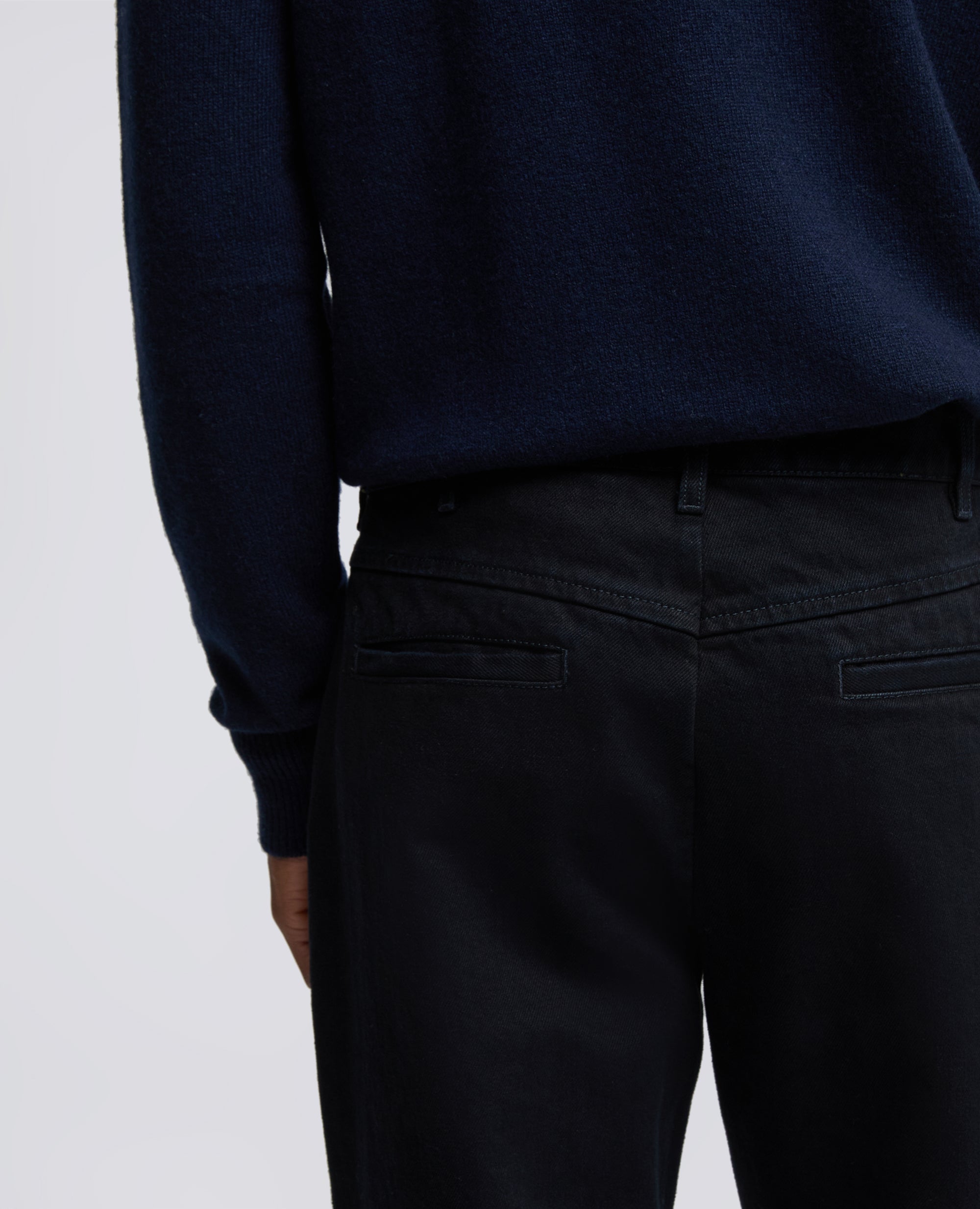 PANTALONE IN DENIM DI COTONE POLIESTERE RICICLATO-DENIM SCURO-DARK DENIM-DENIM OSCURO-DUNKLES DENIM-DENIM FONCE