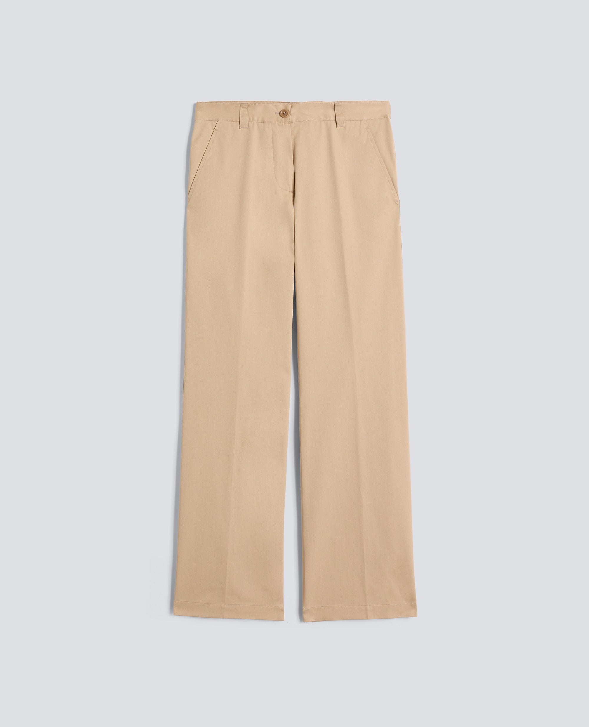 PANTALONE IN EXTRA FINE TWILL DI COTONE TINTO PEZZA-BEIGE-BEIGE-BEIS-BEIGE-BEIGE