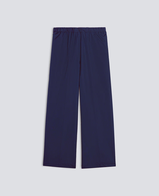 PANTALONE IN POPELINE DI COTONE-BLUETTE-LIGHT BLUE-AZUL CLARO-HELLBLAU-BLEU