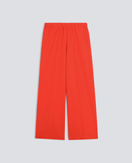 PANTALONE IN POPELINE DI COTONE-GERANIO-GERANIO-GERANIO-GERANIO-GERANIO