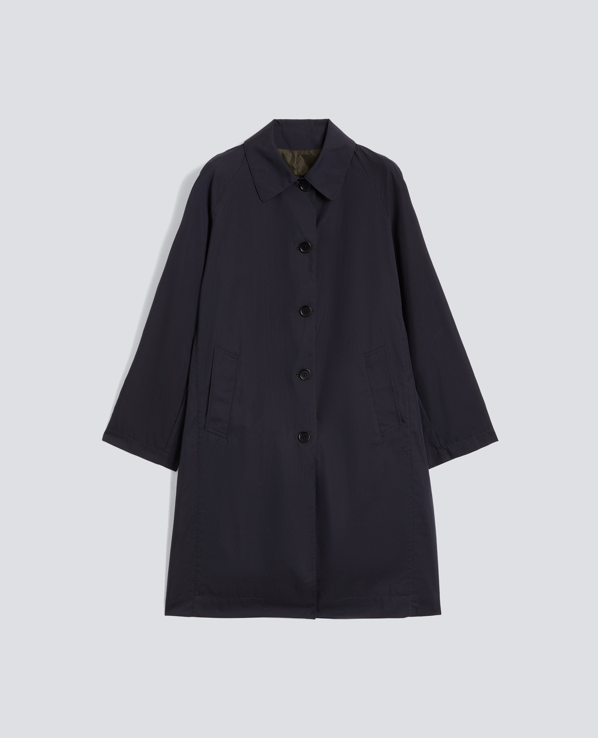 SOPARABITO IN TWILL DI COTONE POLIAMMIDE, REVERSIBILE IN NYLON RICICLATO-NAVY-NAVY-AZUL MARINO-NAVY-NAVY