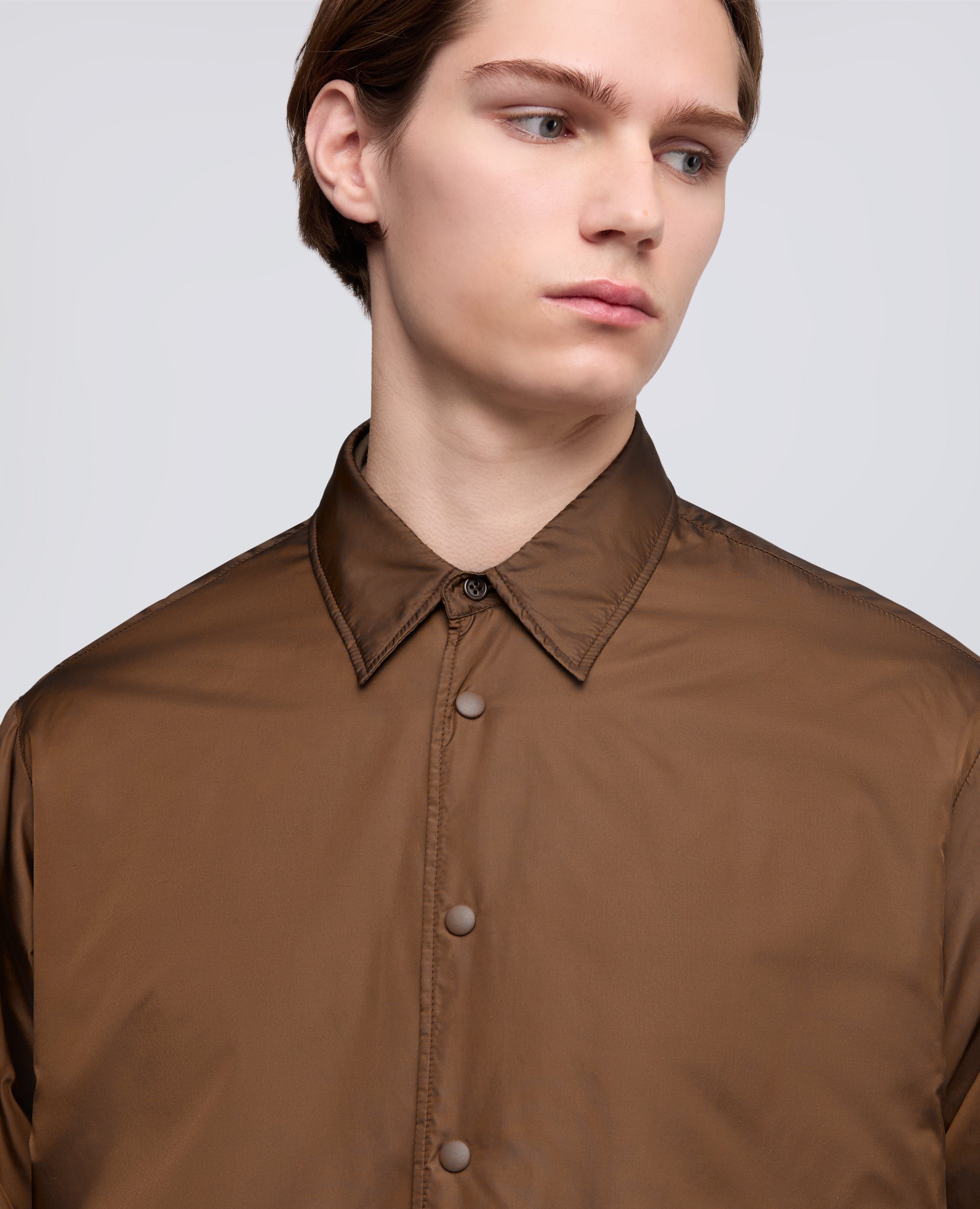 CAMICIA IN NYLON LEGGERO IMBOTTITA-BISCOTTO-BISCUIT-GALLETA-COOKIE-BISCUIT