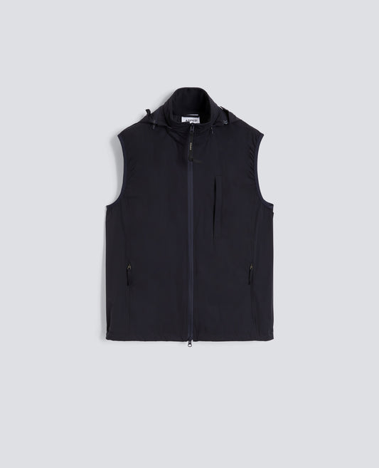 GILET SFODERATO IN NYLON STRETCH-NAVY-NAVY-AZUL MARINO-NAVY-NAVY