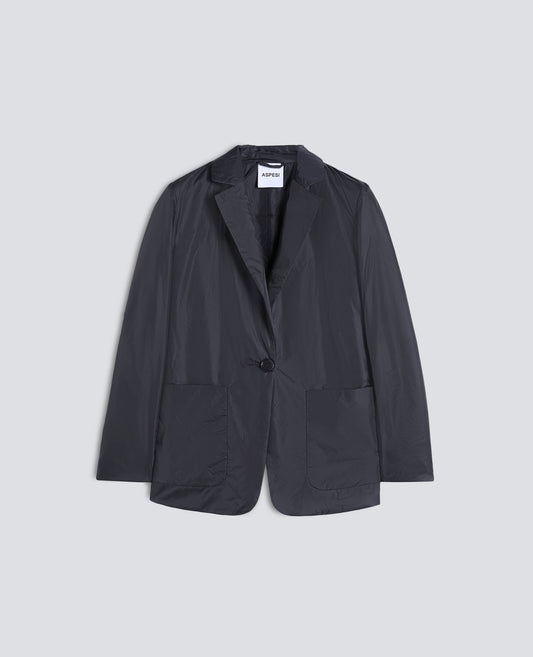 GIACCA IN NYLON IMBOTTITA-NERO-BLACK-NEGRO-SCHWARZ-NOIR