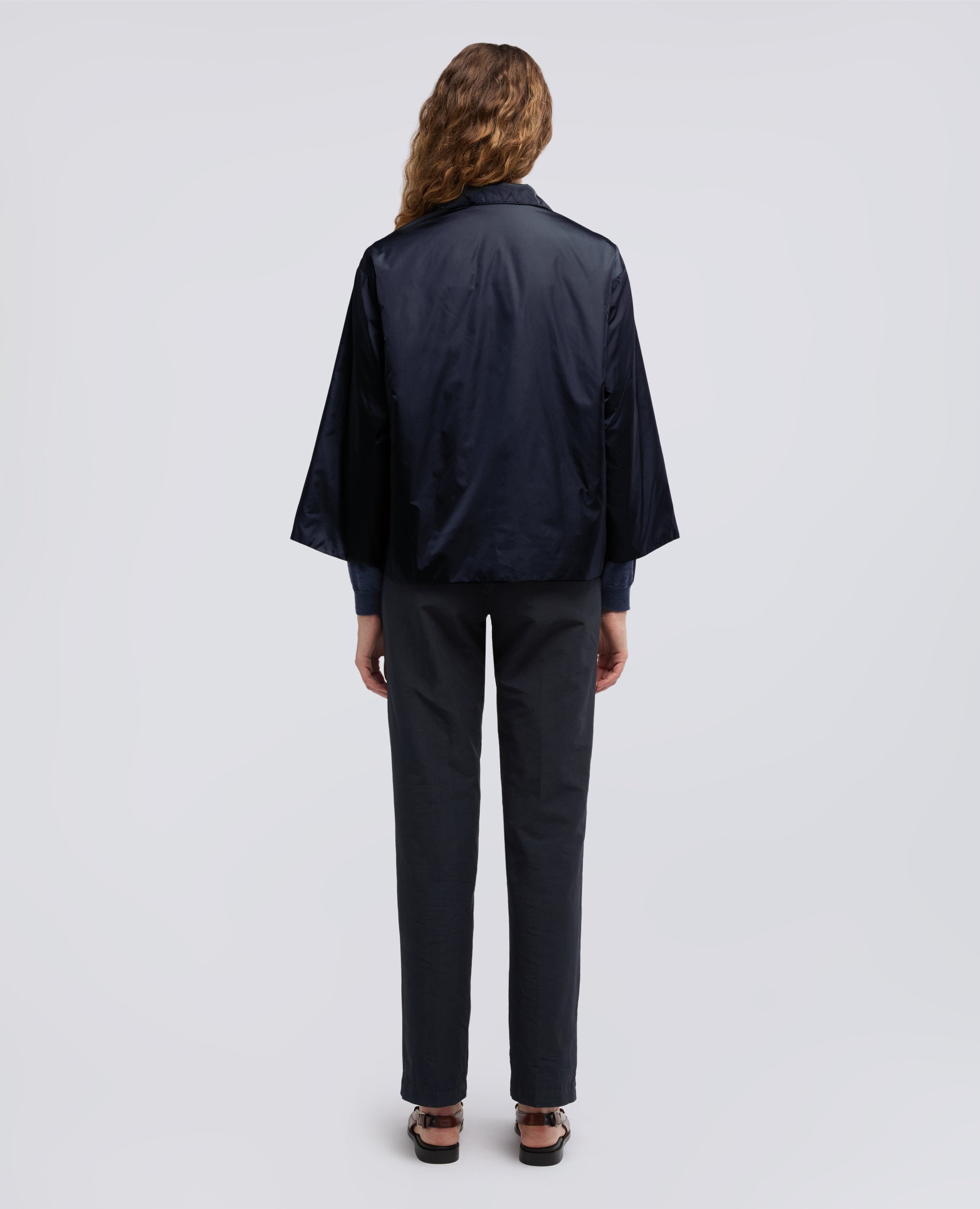 GIACCA IN NYLON-NAVY-NAVY-AZUL MARINO-NAVY-NAVY