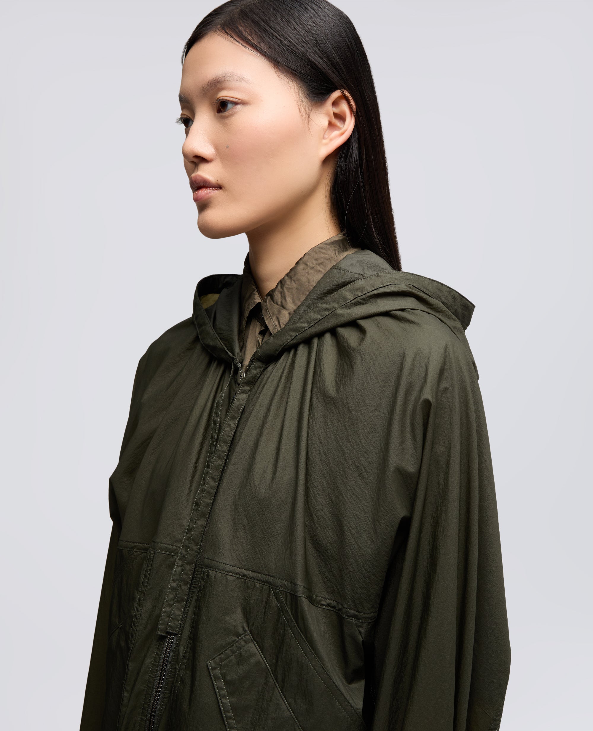 GIUBBOTTO SFODERATO IN NYLON-MILITARE-MILITARY-MILITAR-MILITAR-MILITAIRE