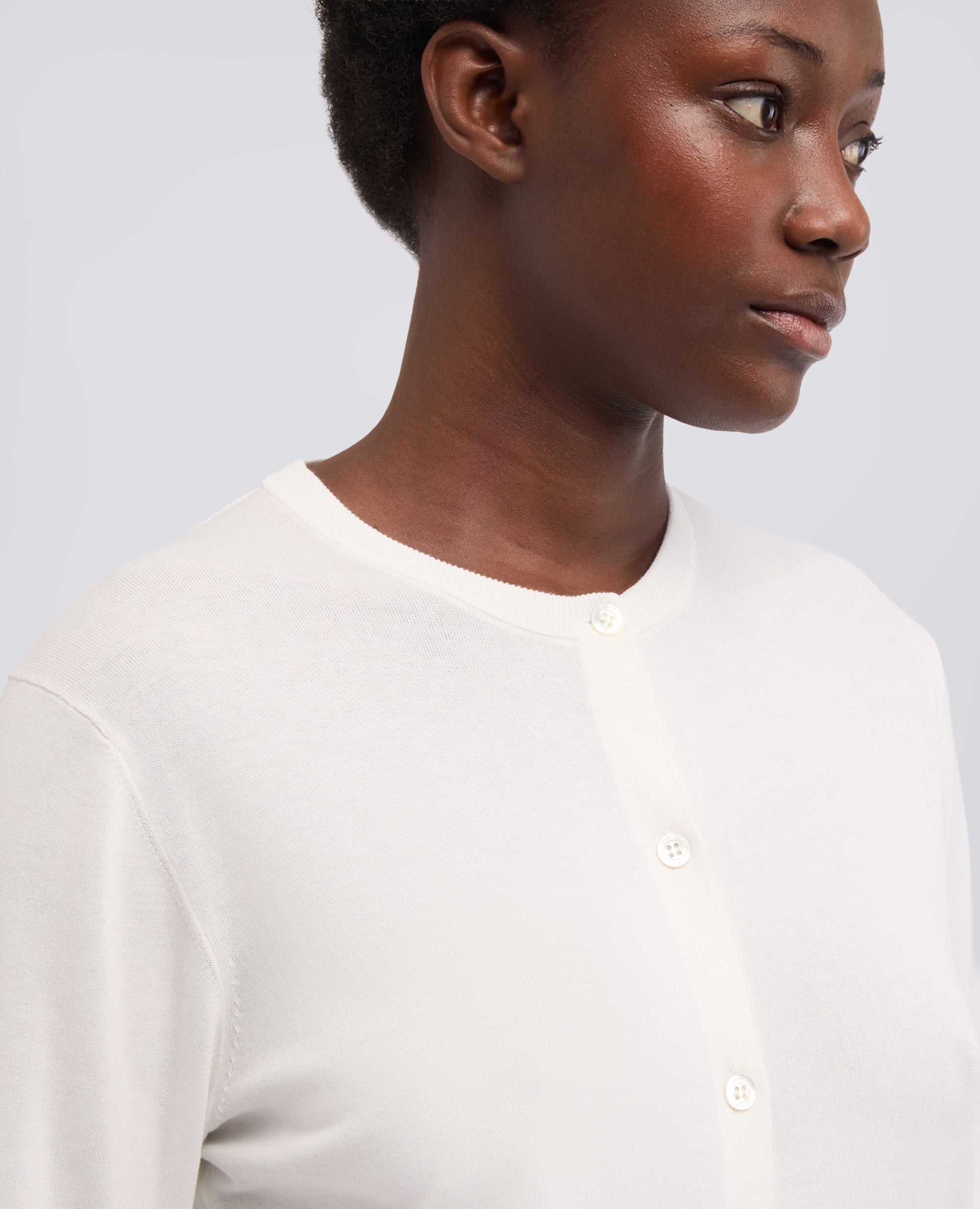 CARGIDAN GIROCOLLO IN COTONE-BIANCO-WHITE-BLANCO-WEISS-BLANC