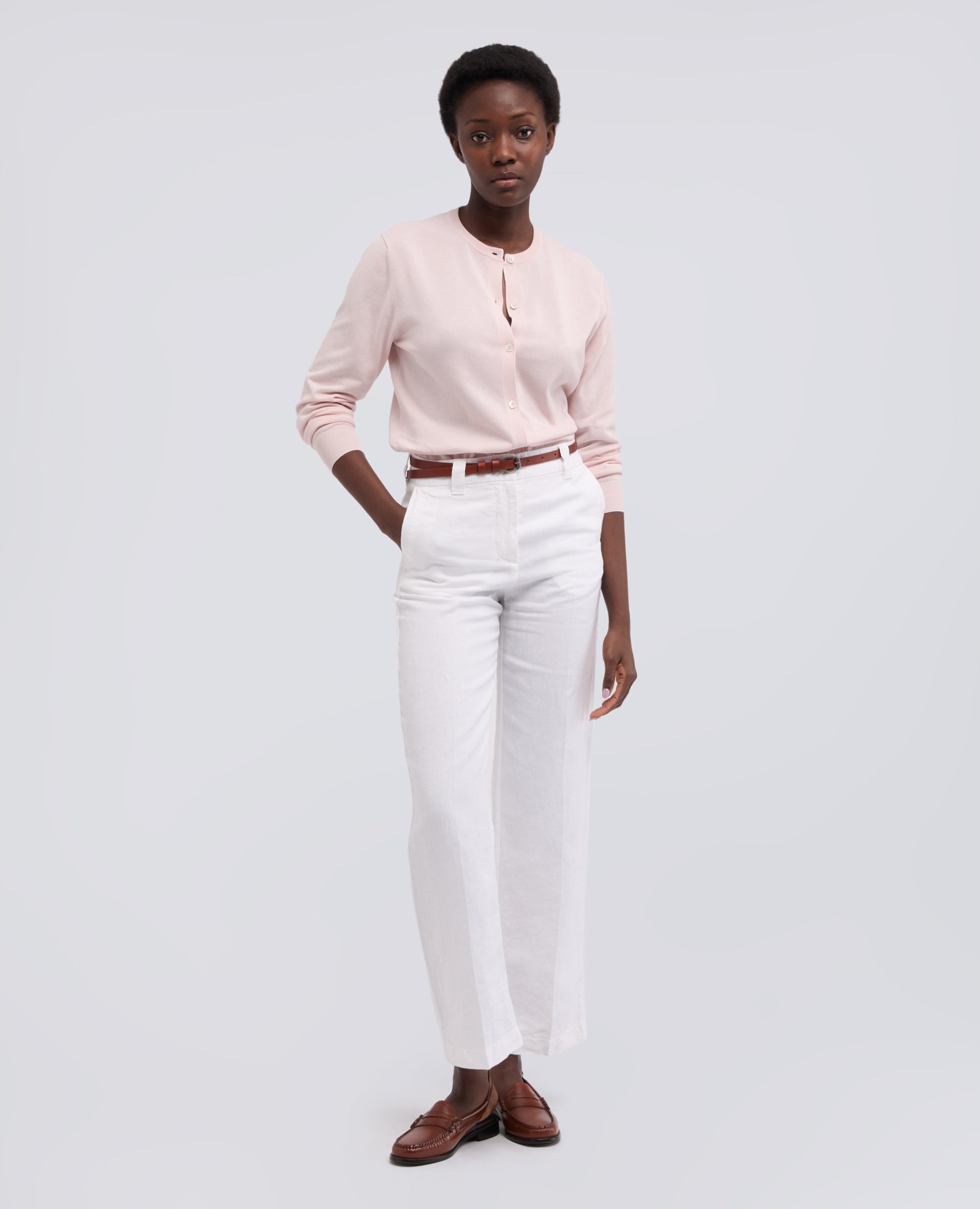 CARGIDAN GIROCOLLO IN COTONE-ROSA-PINK-ROSA-ROSA-ROSE