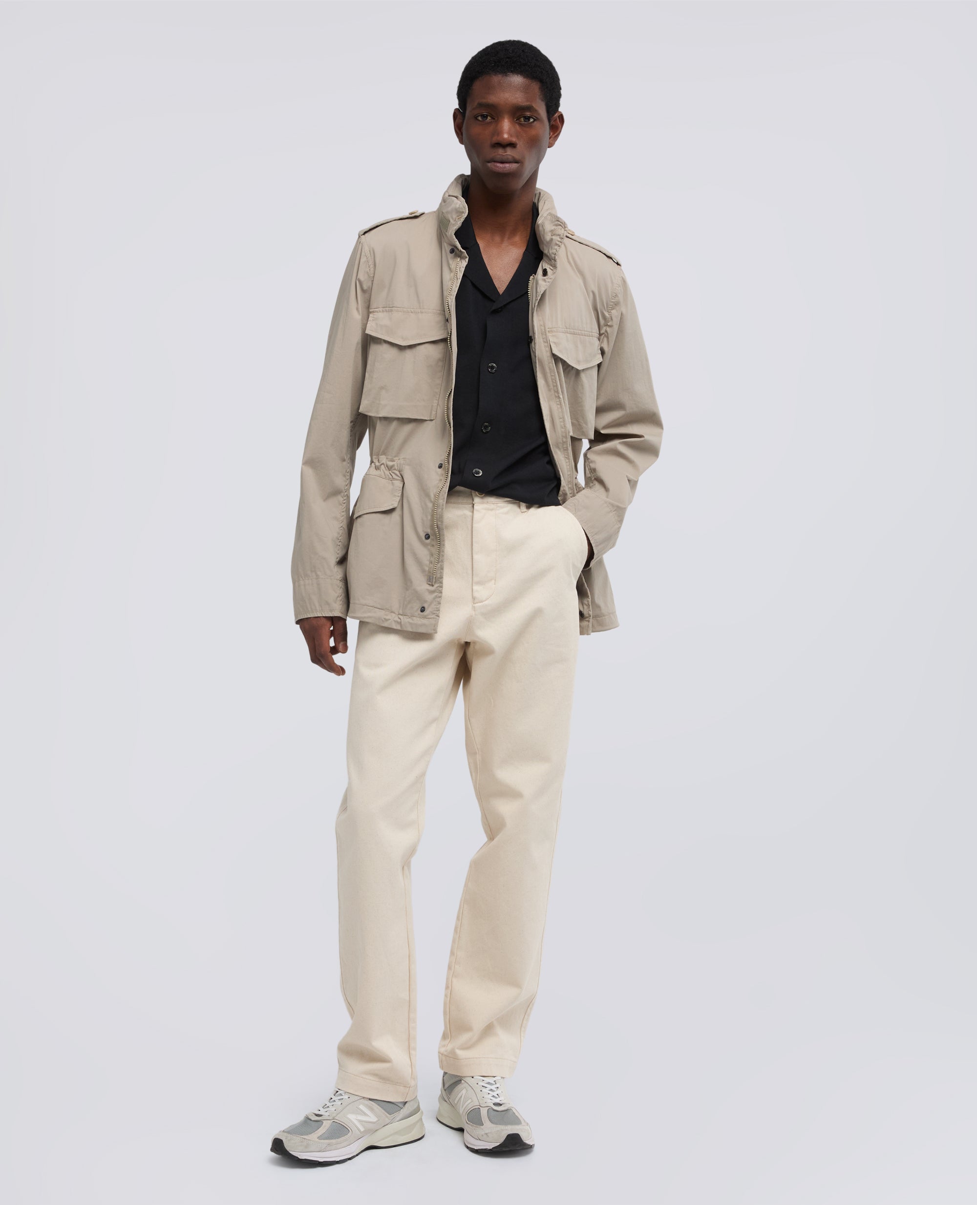 CAMICIA BOWLING IN MAGLIA DI COTONE-NERO-BLACK-NEGRO-SCHWARZ-NOIR