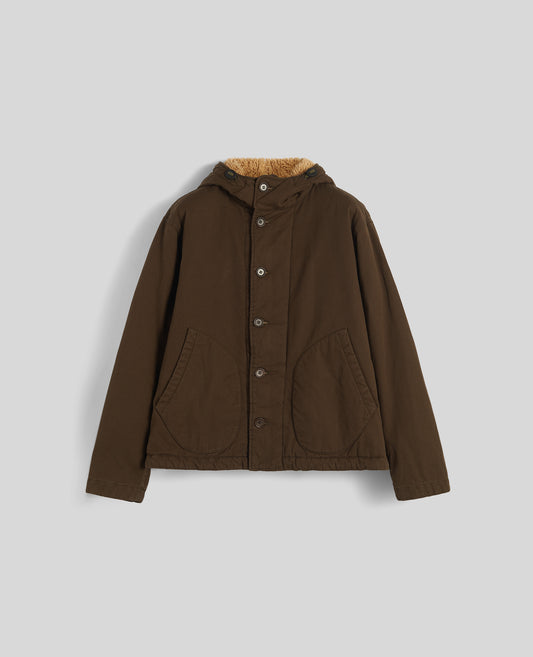 GIUBBOTTO FIFTY IN CANVAS DI COTONE-MILITARE-MILITARY-MILITAR-MILITAR-MILITAIRE