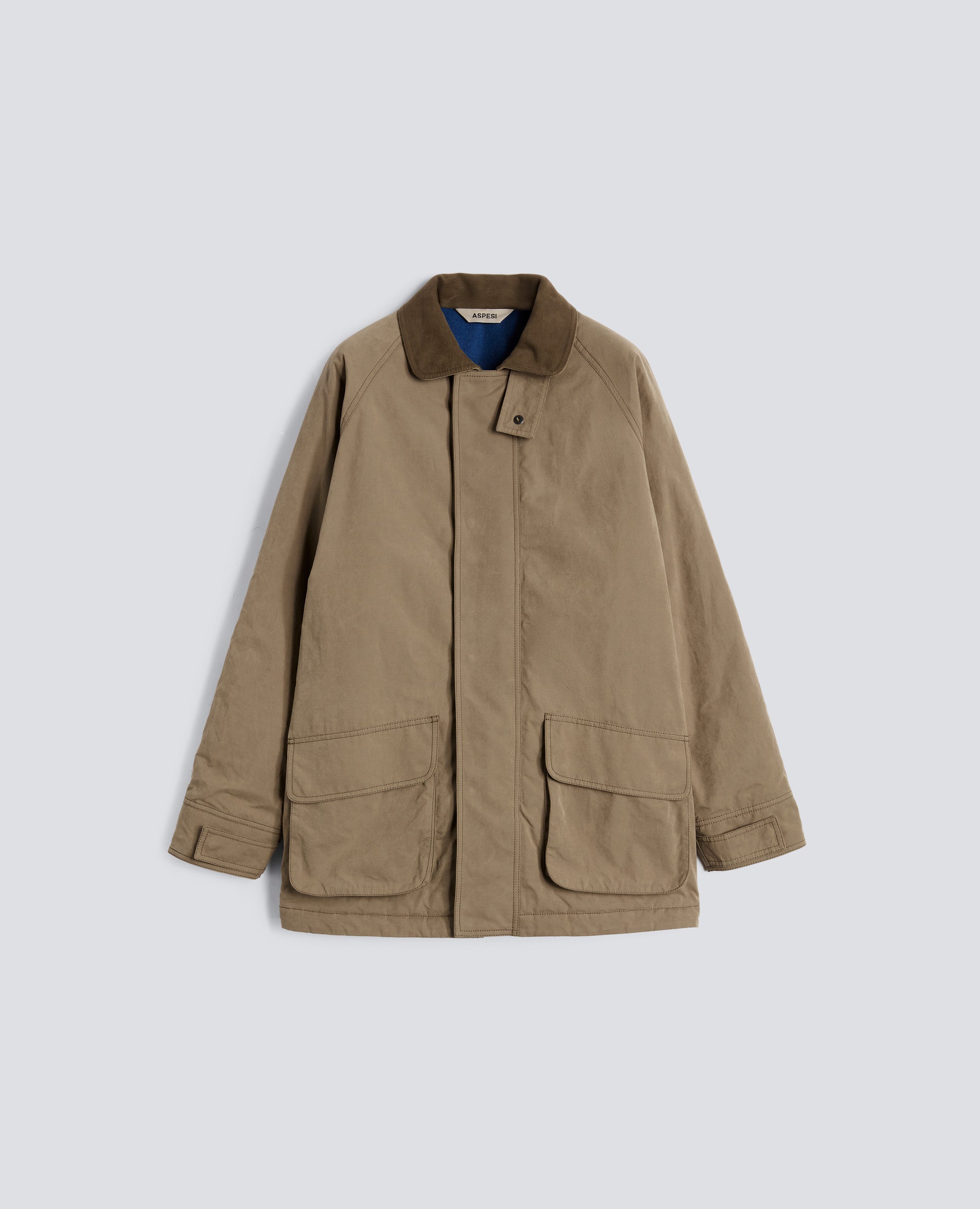 CABAN SCHAFER IN TELA DI MISTO COTONE-TORTORA-DOVE GREY-T¢RTOLA-TAUBENGRAU-TOURTERELLE