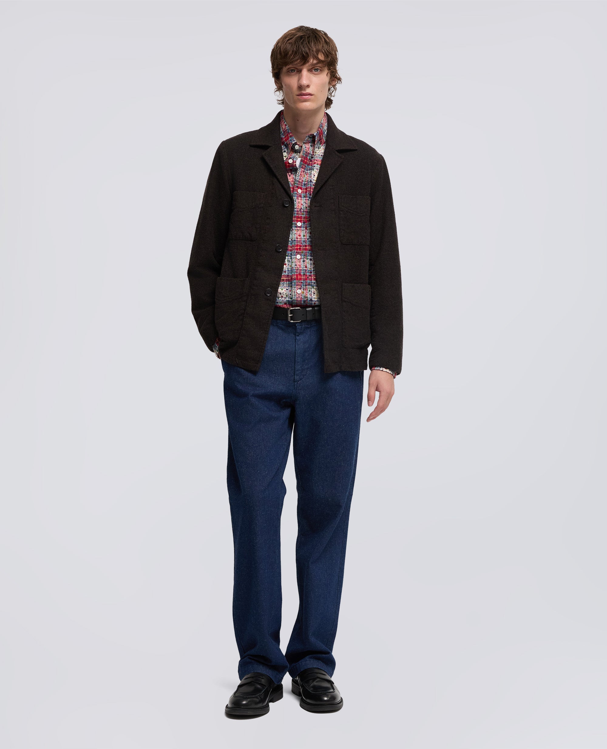 OVERSHIRT FANDANGO WINT IN LANA E CASHMERE-MARRONE-BROWN-MARR¢N-BRAUN-MARRON