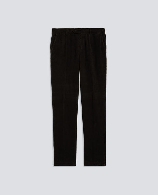 PANTALONE NEW HERMAN IN VELLUTO-MARRONE-BROWN-MARR¢N-BRAUN-MARRON