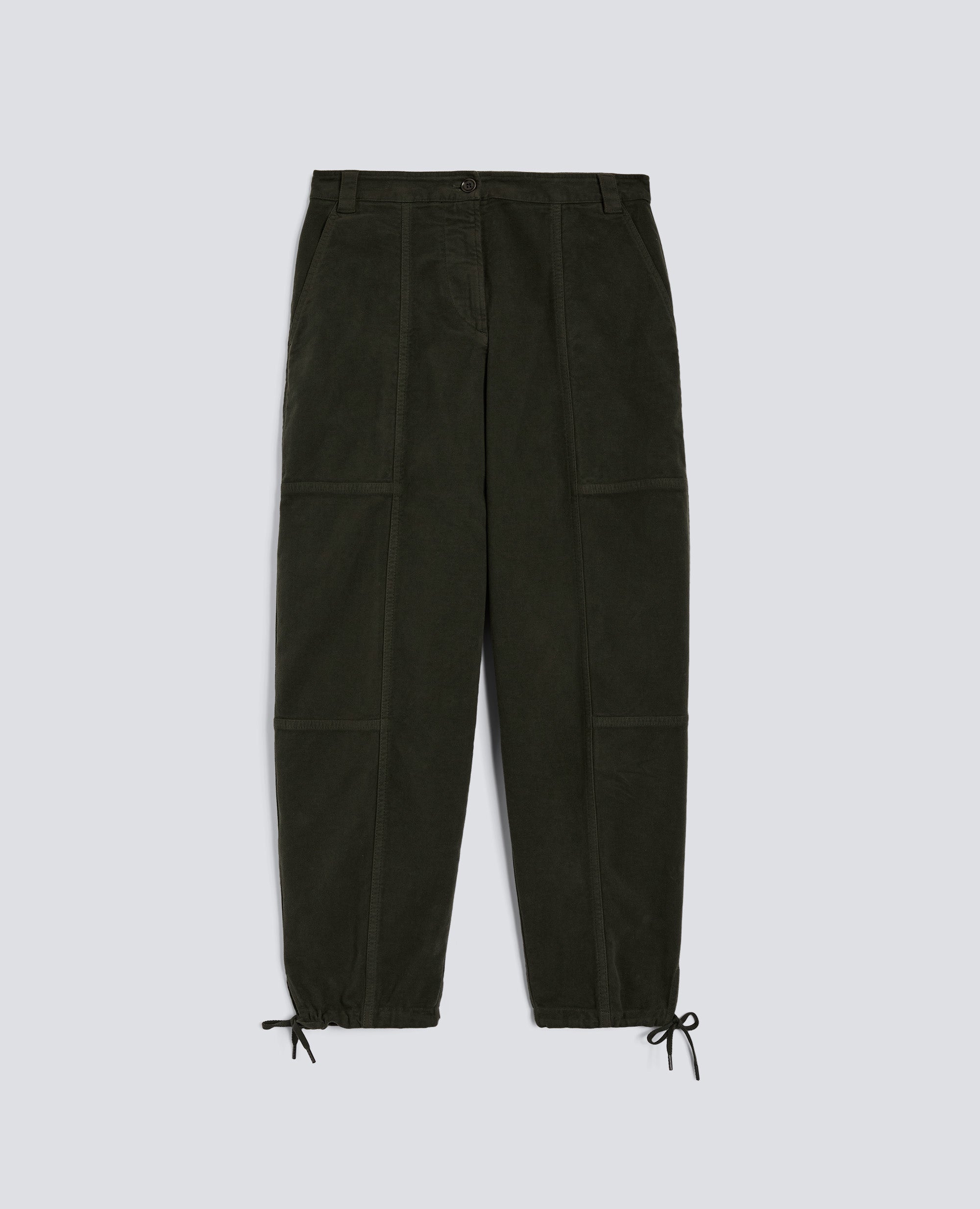 PANTALONE IN FUSTAGNO STRETCH-MILITARE-MILITARY-MILITAR-MILITAR-MILITAIRE