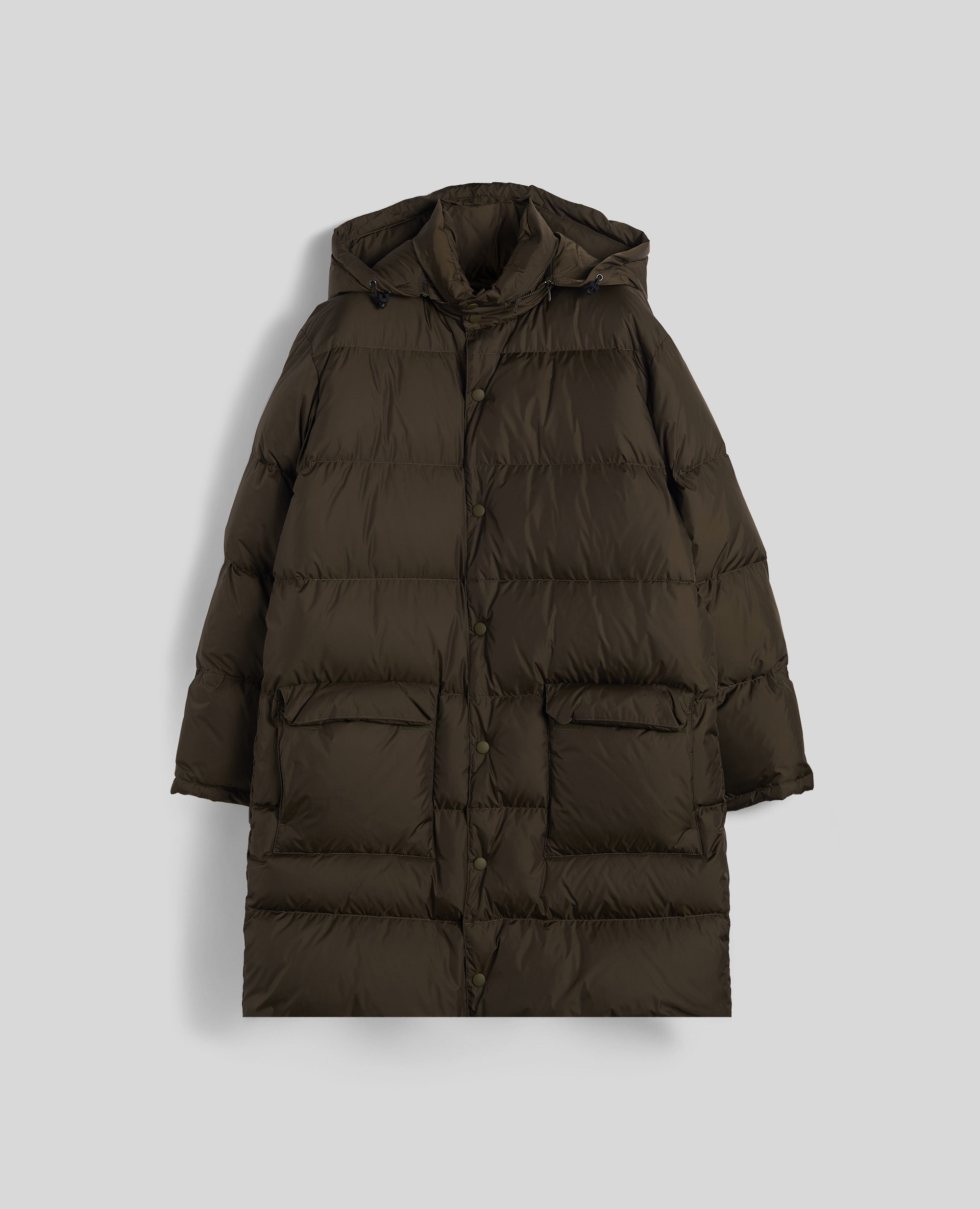 CAPPOTTO MOSCHINO IN NYLON RICICLATO-MILITARE-MILITARY-MILITAR-MILITAR-MILITAIRE