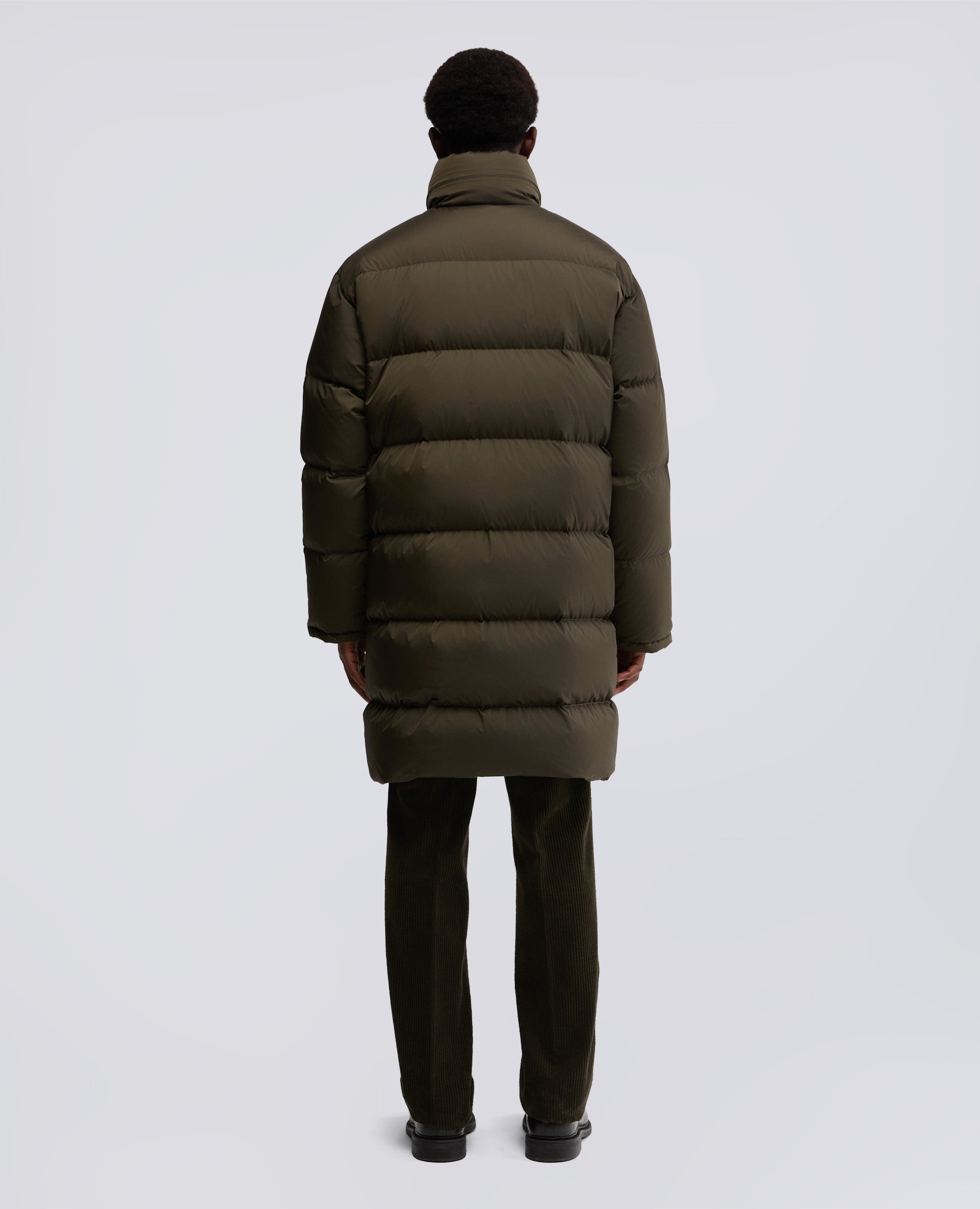 CAPPOTTO MOSCHINO IN NYLON RICICLATO-MILITARE-MILITARY-MILITAR-MILITAR-MILITAIRE