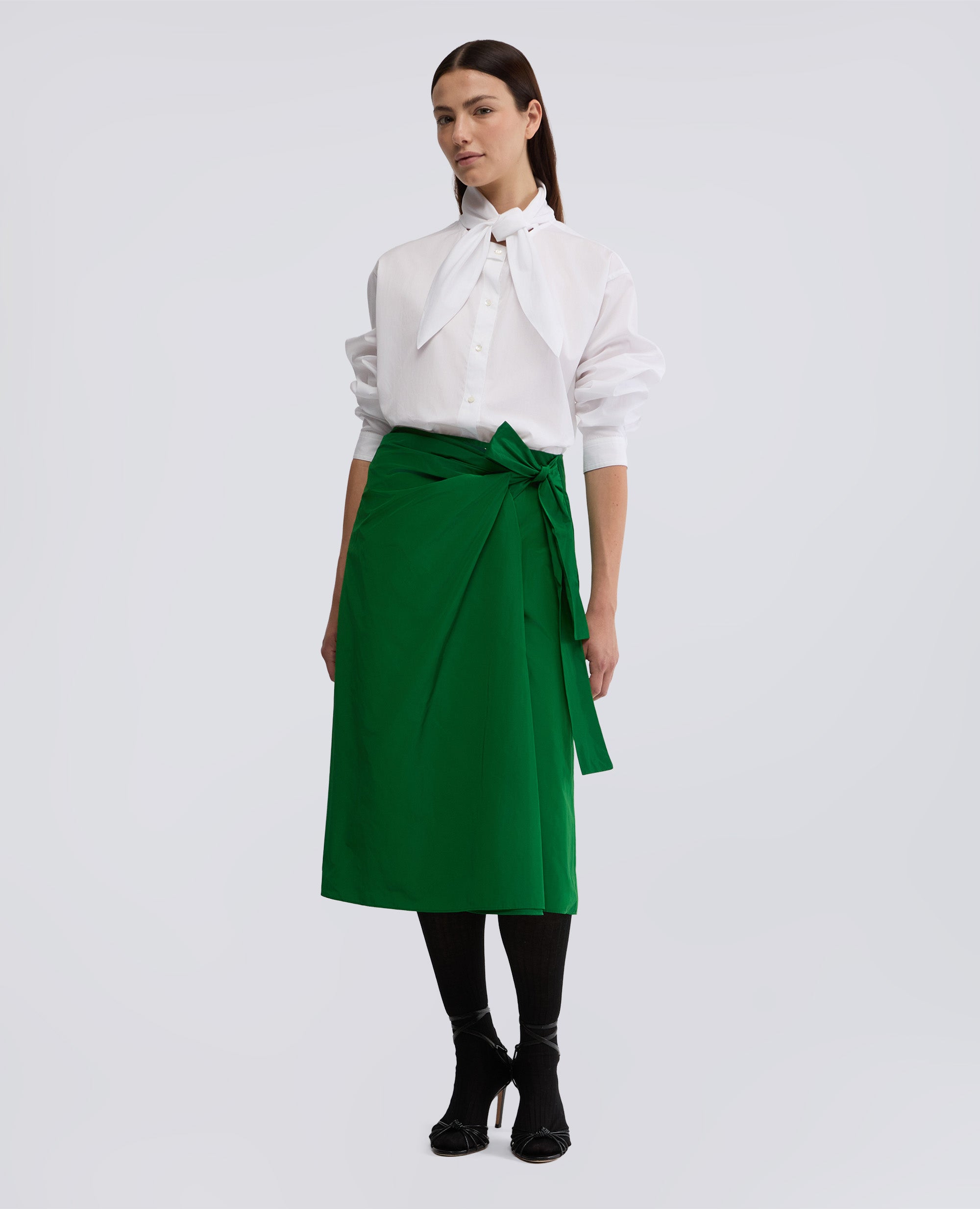 GONNA A PORTAFOGLIO IN TESSUTO TECNICO-VERDE-GREEN-VERDE-GRUN-VERT