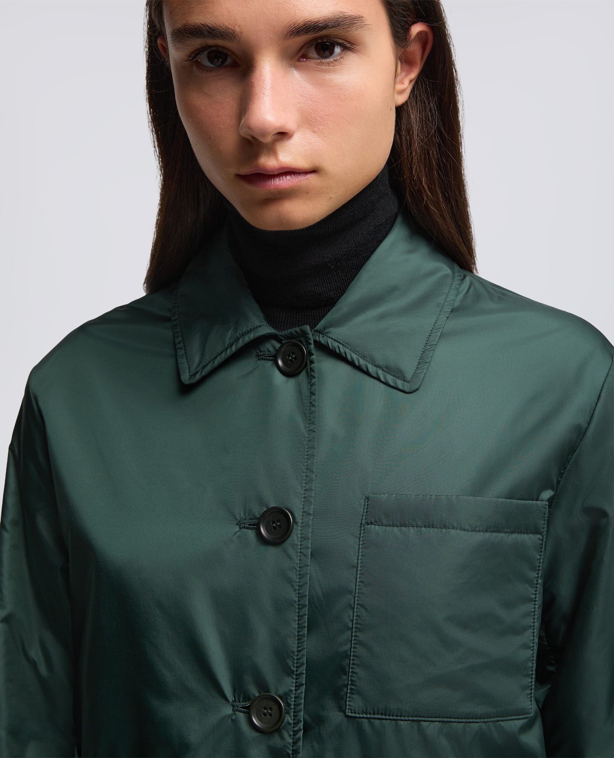 GIACCA IN NYLON-VERDE INGLES-GREEN-VERDE INGLES-VERDE INGLES-VERDE INGLES