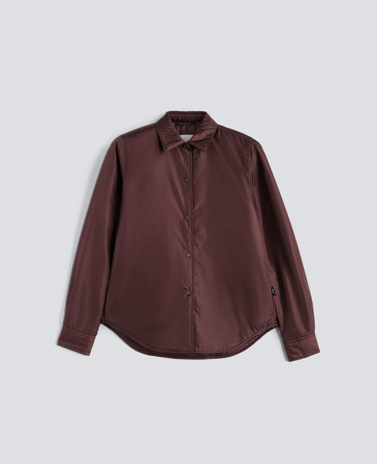 OVERSHIRT GLUE IN NYLON IMBOTTITA-BORDEAUX-BURGUNDY-BURDEOS-BURGUNDERROT-BORDEAUX