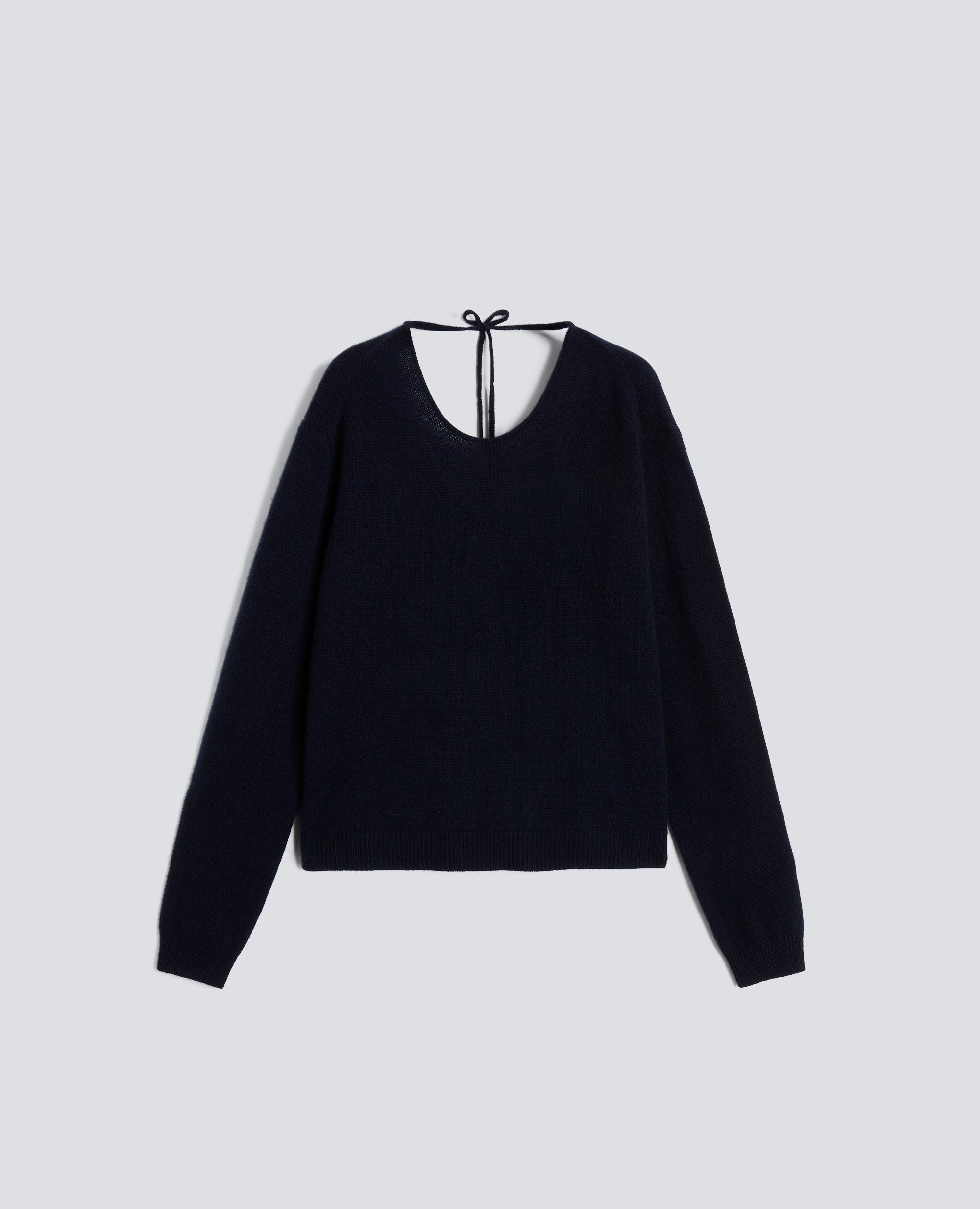 MAGLIA IN MISTO LANA-BLU NAVY-NAVY BLUE-AZUL MARINO-MARINEBLAU-BLEU MARINE