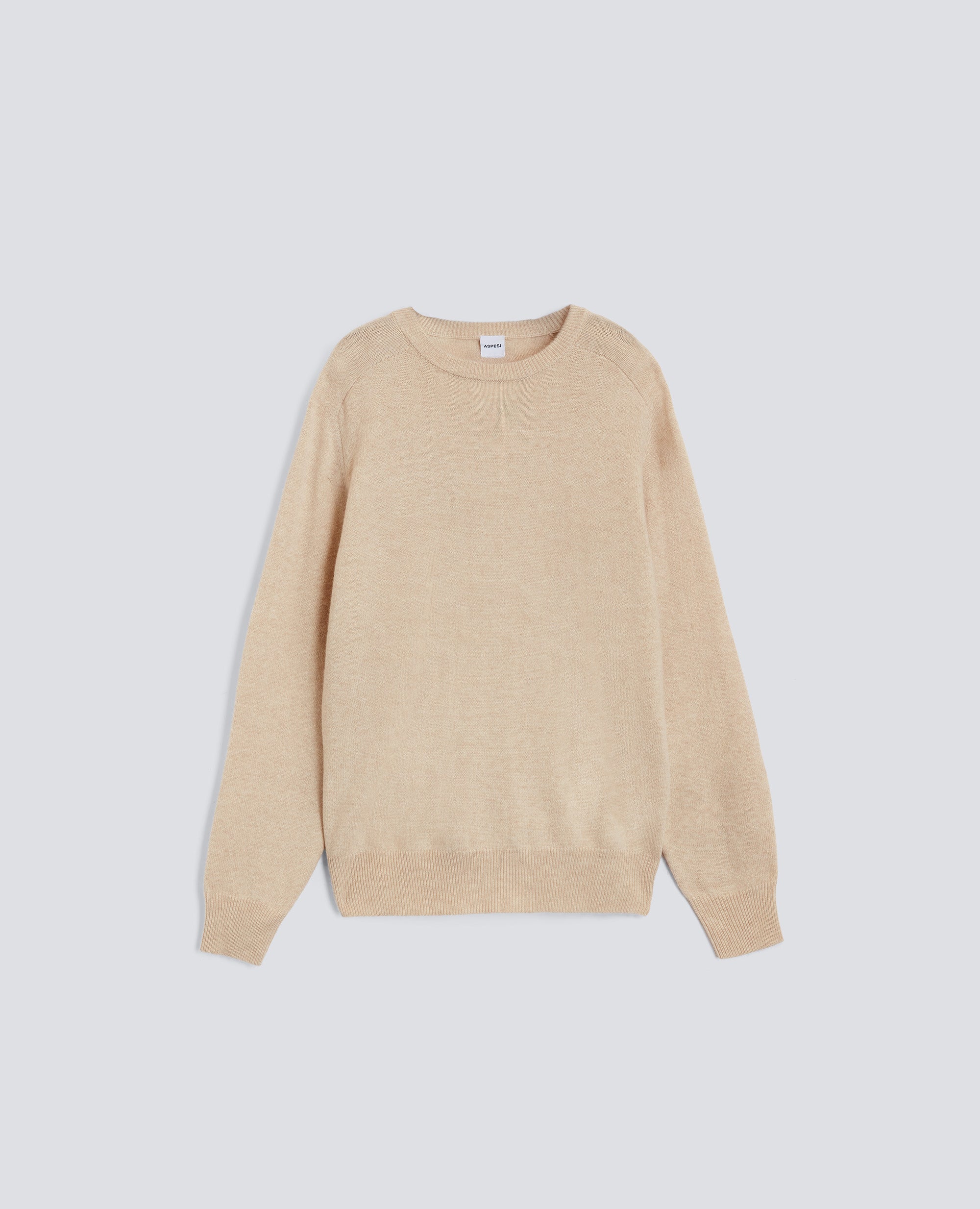 MAGLIA IN LANA E CASHMERE-NATURALE-NATURAL-NATURAL-NATURLICH-NATUREL