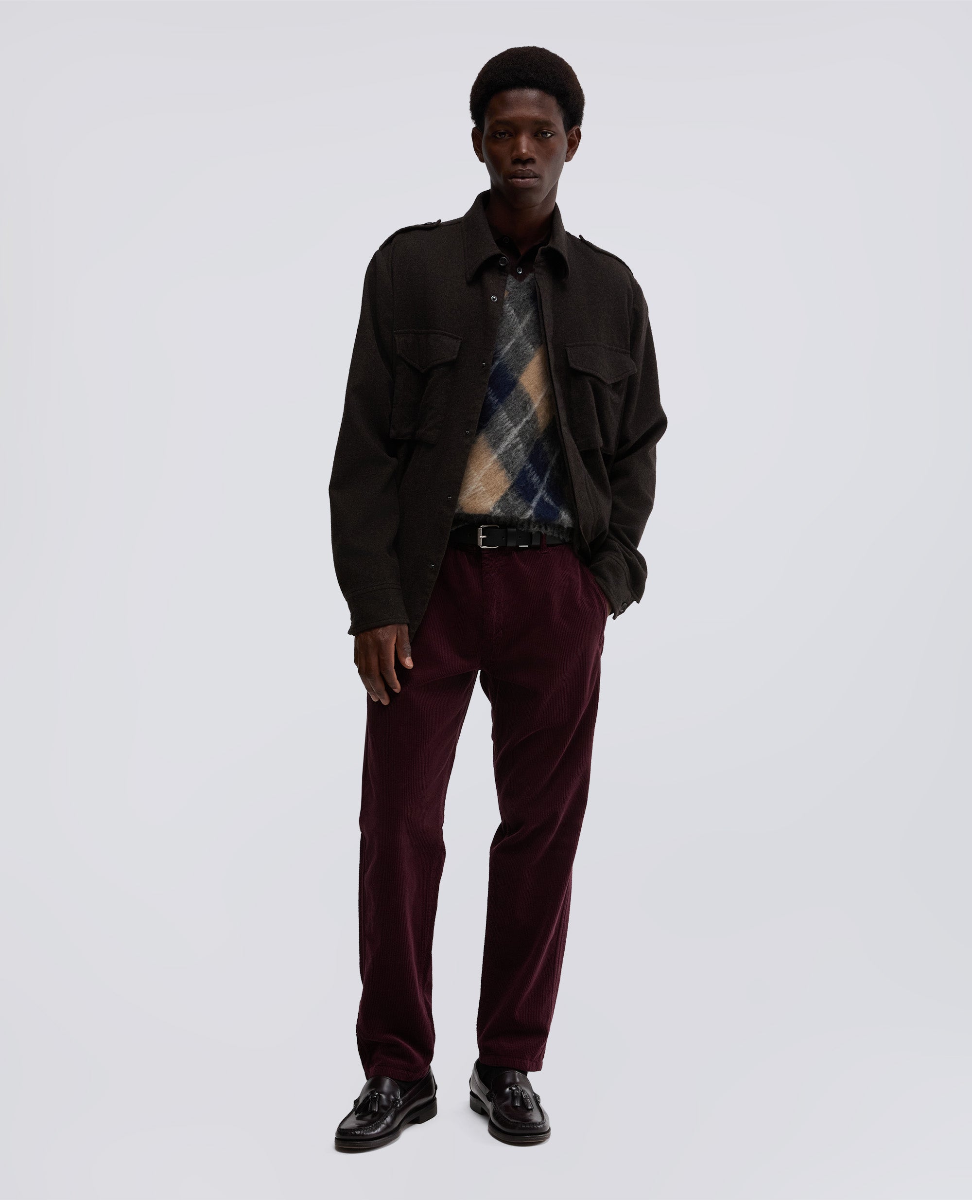 GILET IN LANA SHETLAND-GRIGIO-GREY-GRIS-GRAU-GRIS