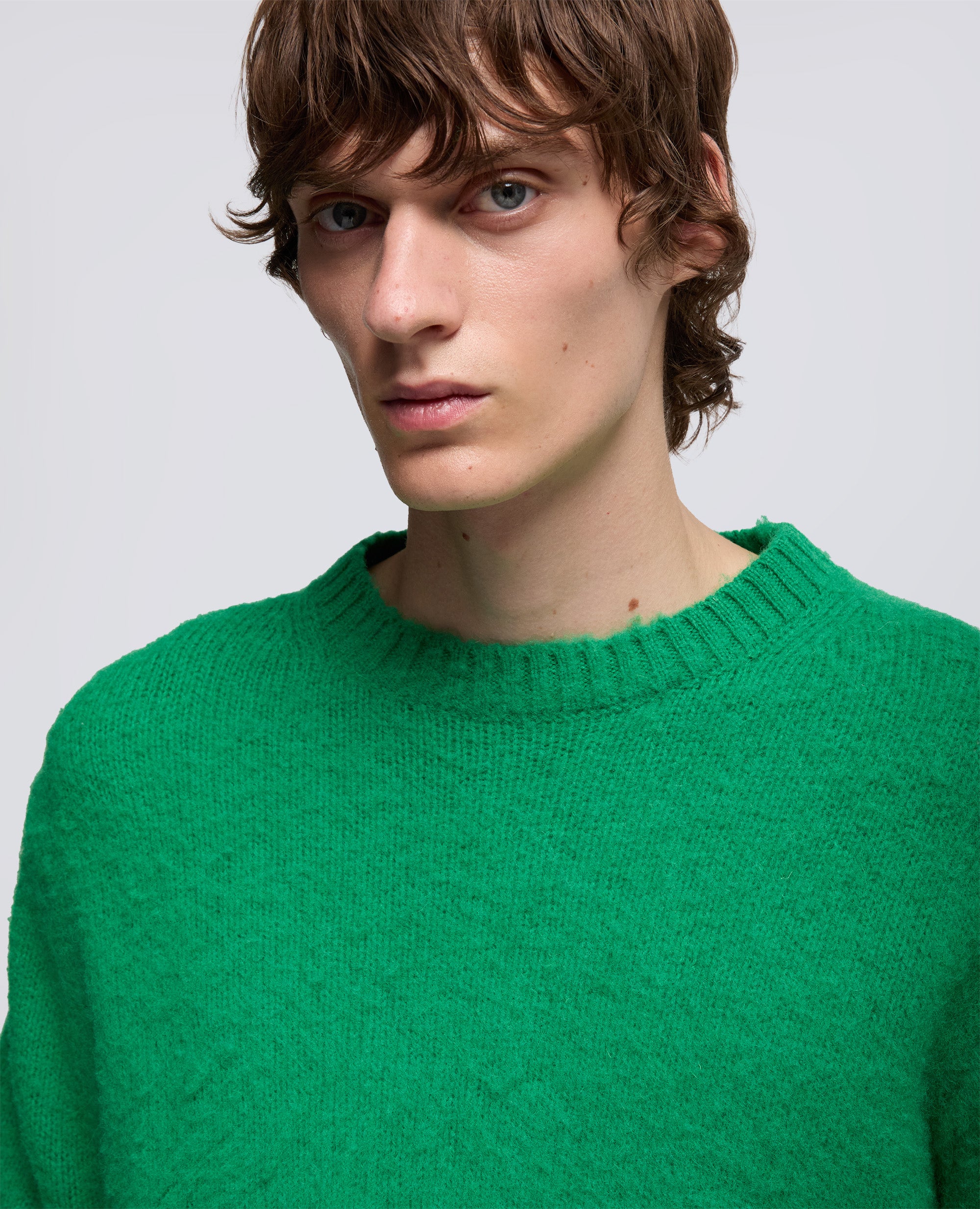 MAGLIA GIROCOLLO IN LANA SHETLAND-BANDIERA-BANDIERA-BANDIERA-BANDIERA-BANDIERA