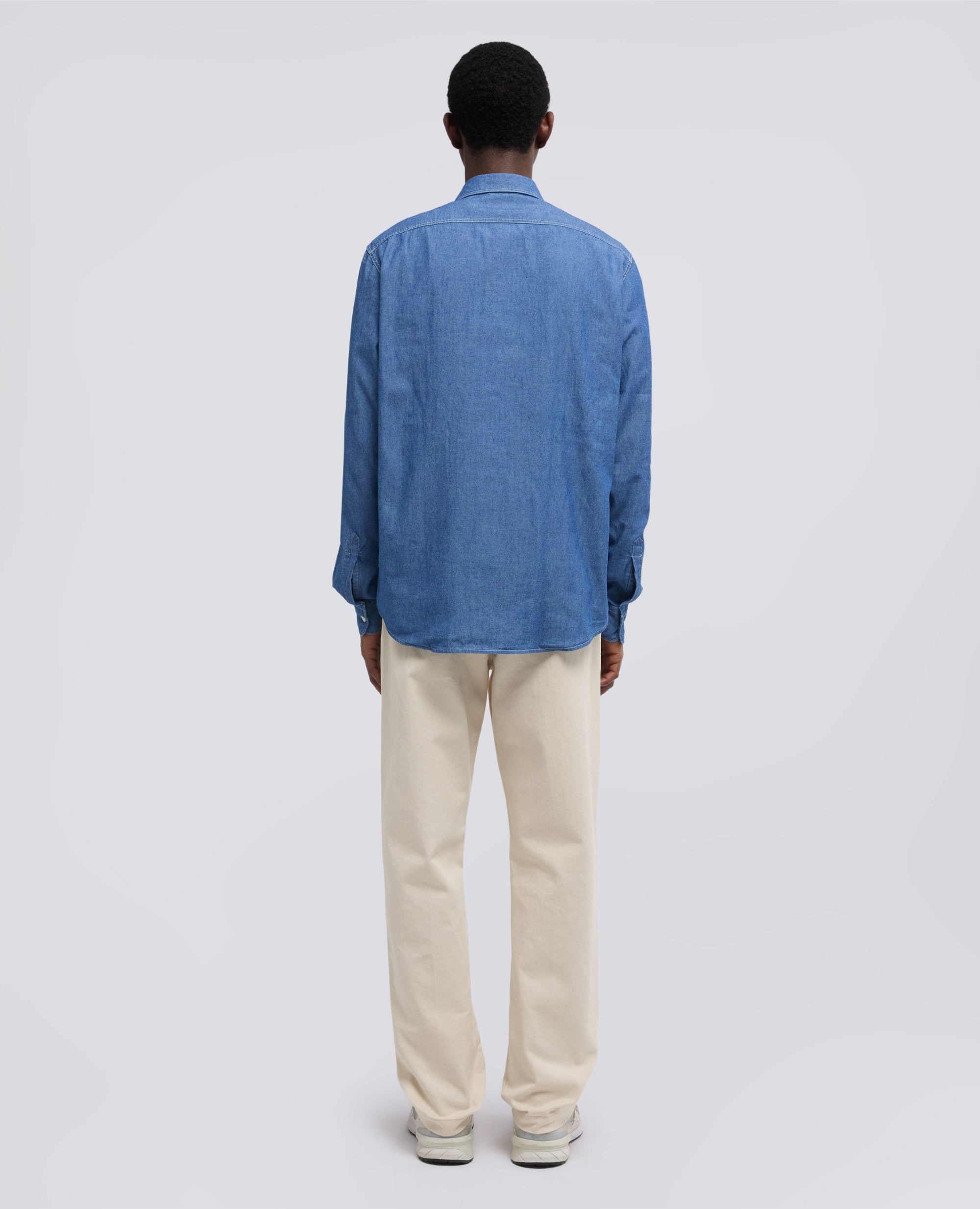 CAMICIA DA LAVORO NEW C SLIM-DENIM MEDIO-MEDIUM DENIM-DENIM MEDIO-MITTLERER DENIM-DENIM MOYEN