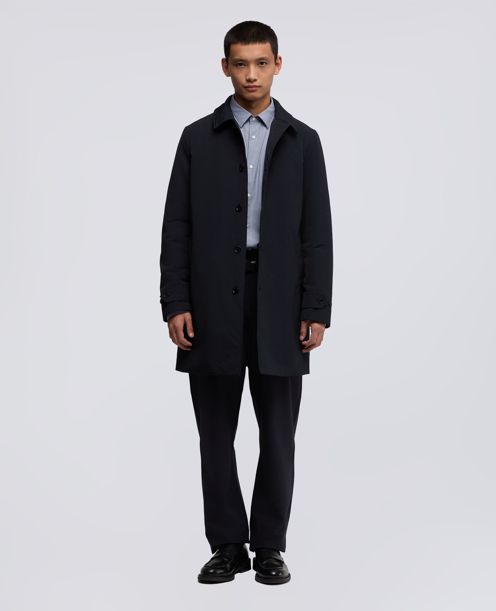 IMPERMEABILE VODKA LE IN MISTO COTONE-NAVY-NAVY-AZUL MARINO-NAVY-NAVY