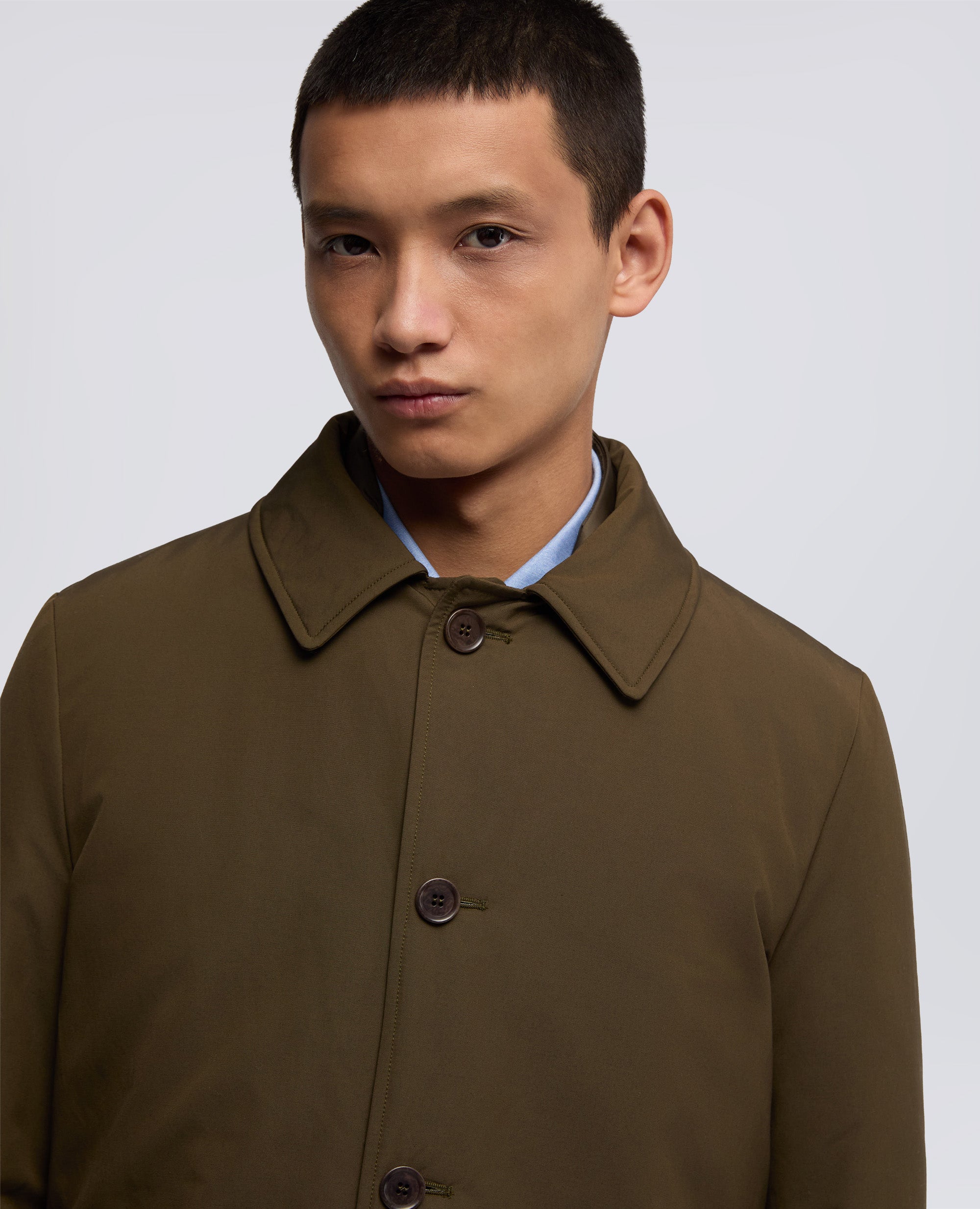 IMPERMEABILE VODKA LE IN MISTO COTONE-MILITARE-MILITARY-MILITAR-MILITAR-MILITAIRE