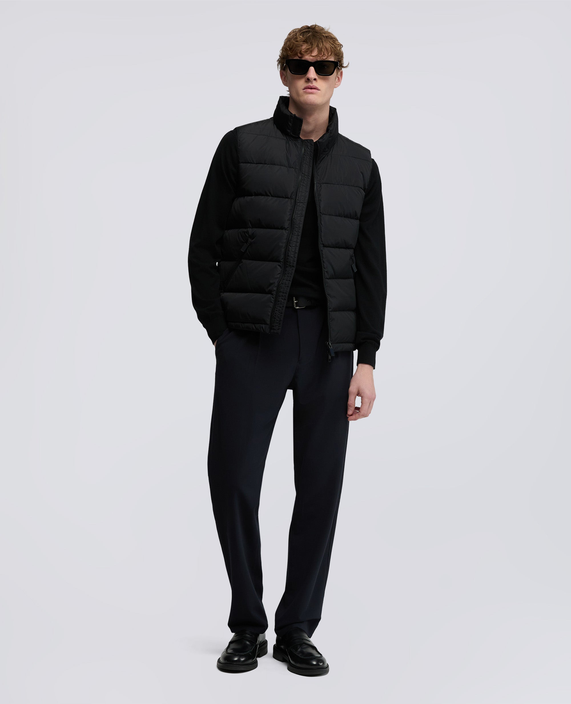 GILET PIUMA SLIM RE-NERO-BLACK-NEGRO-SCHWARZ-NOIR