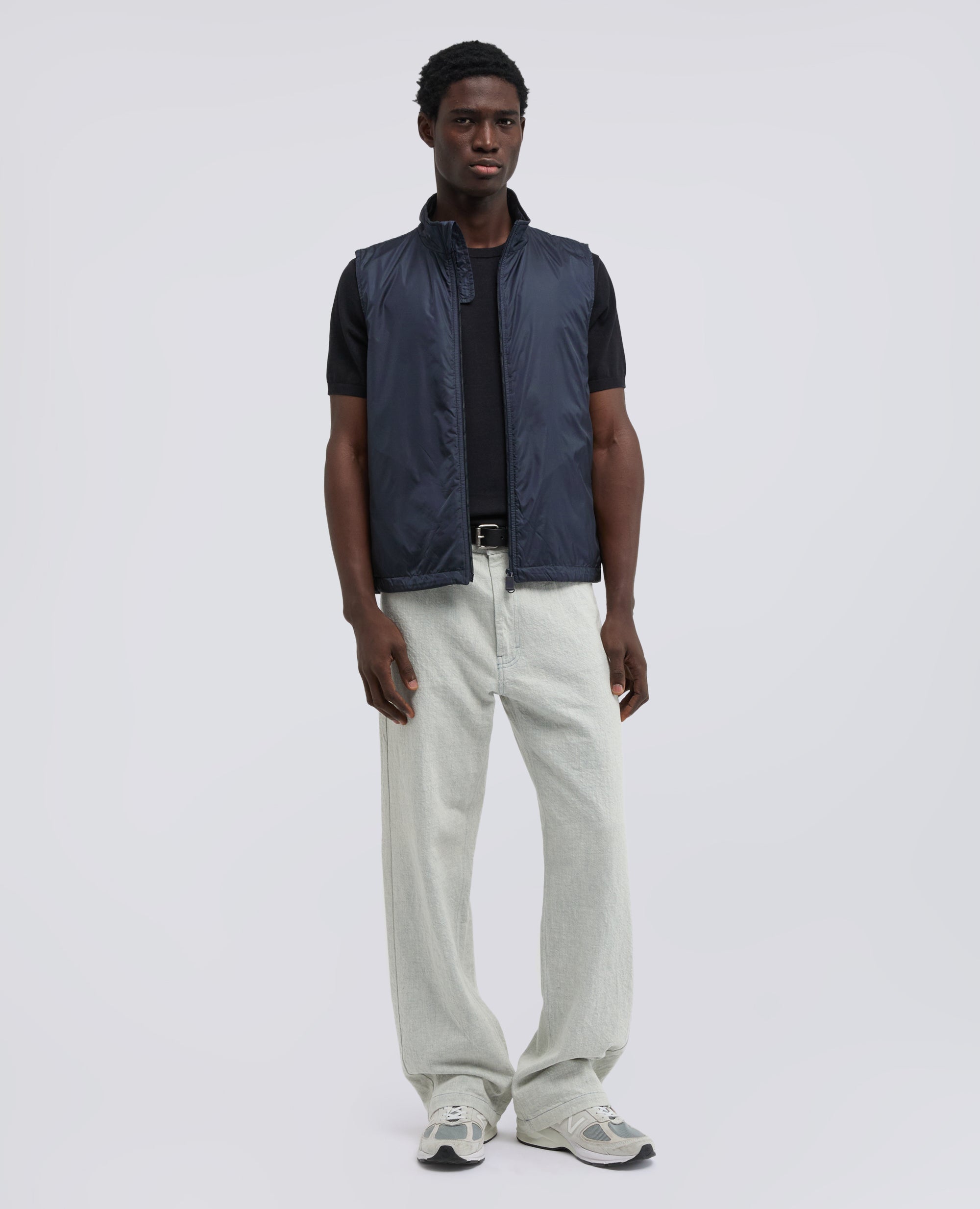 GILET VERNES IN NYLON-NAVY-NAVY-AZUL MARINO-NAVY-NAVY