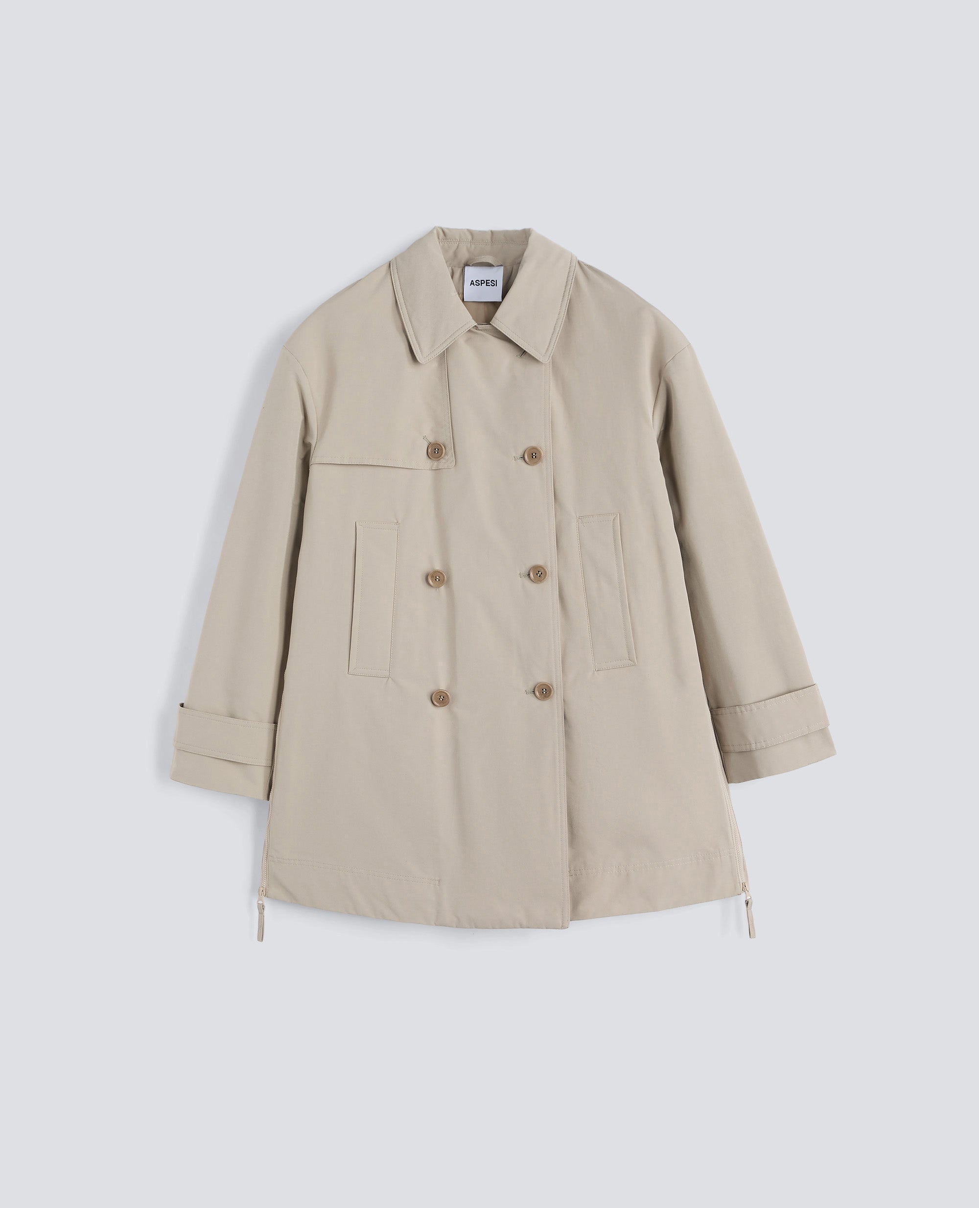 TRENCH CORTO SCARLETT IN MISTO COTONE-SABBIA-SAND-ARENA-SAND-SABLE