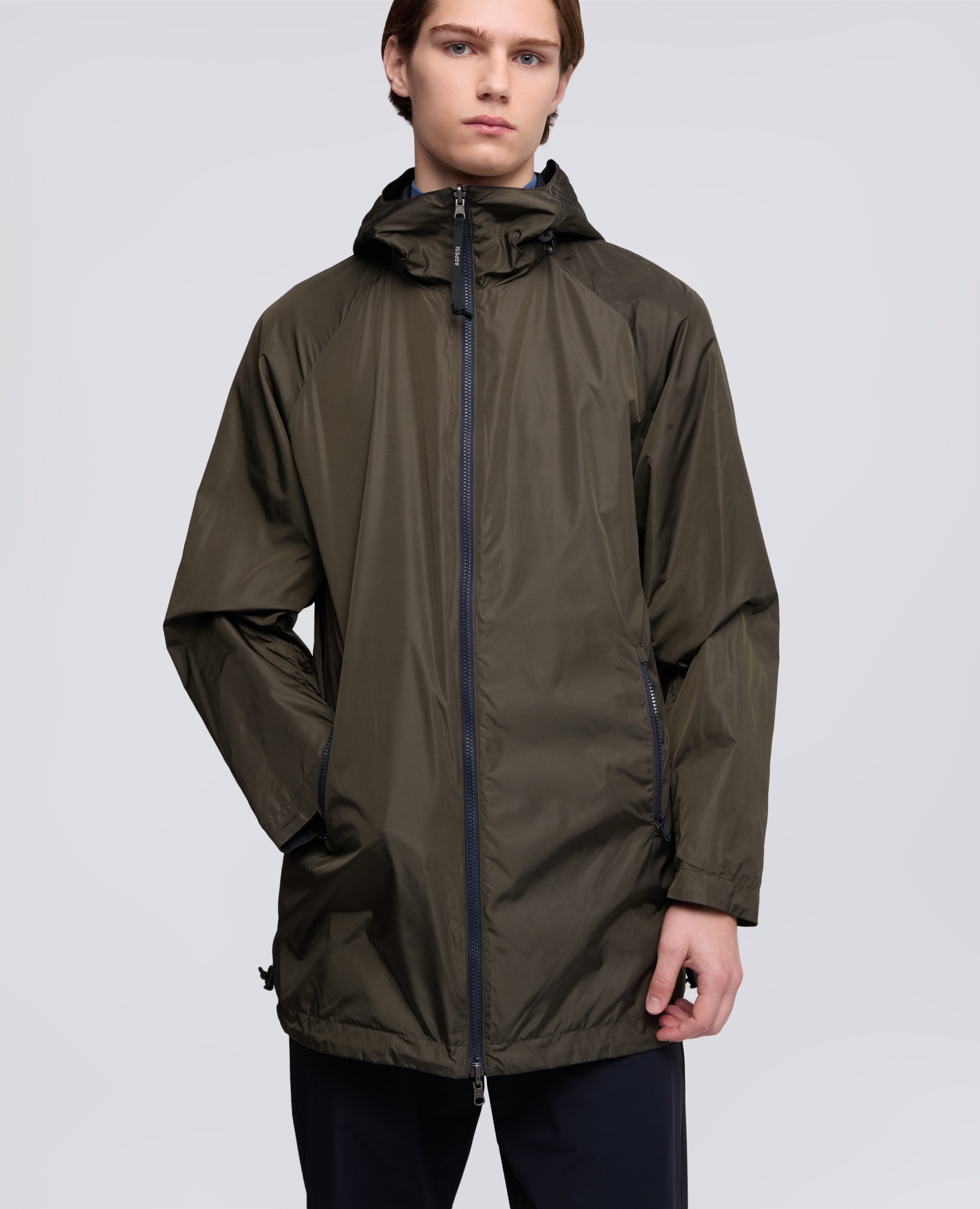 GIUBBOTTO REVERSIBILE IN TWILL DI COTONE-NAVY-NAVY-AZUL MARINO-NAVY-NAVY