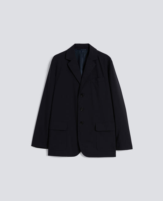 BLAZER IN LANA-POLIESTERE COMFORT-BLU/BLACK-NAVY / BLACK-BLU/BLACK-BLU/BLACK-BLU/BLACK