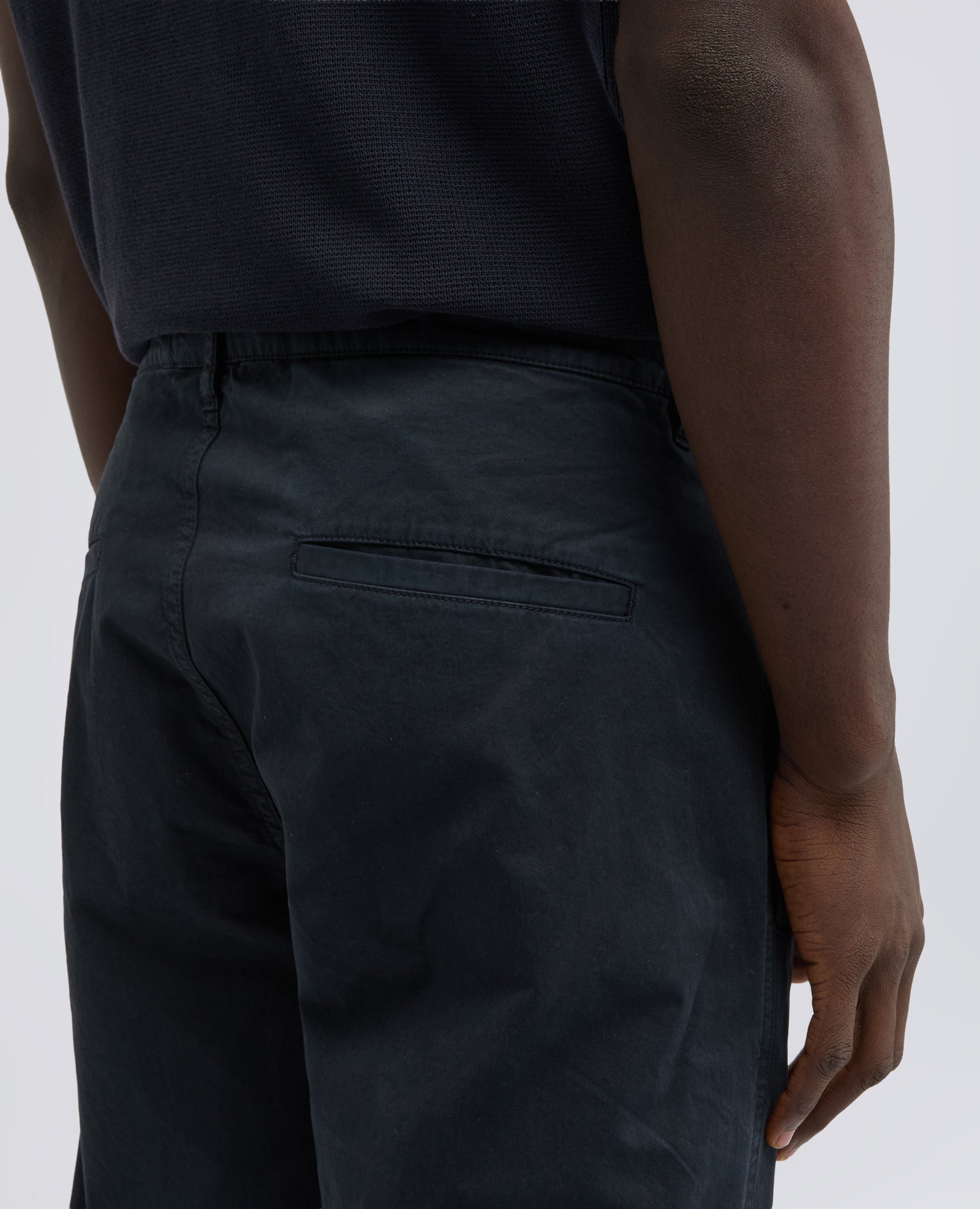 PANTALONE FUNZIONALE IN POPELINE-NAVY-NAVY-AZUL MARINO-NAVY-NAVY