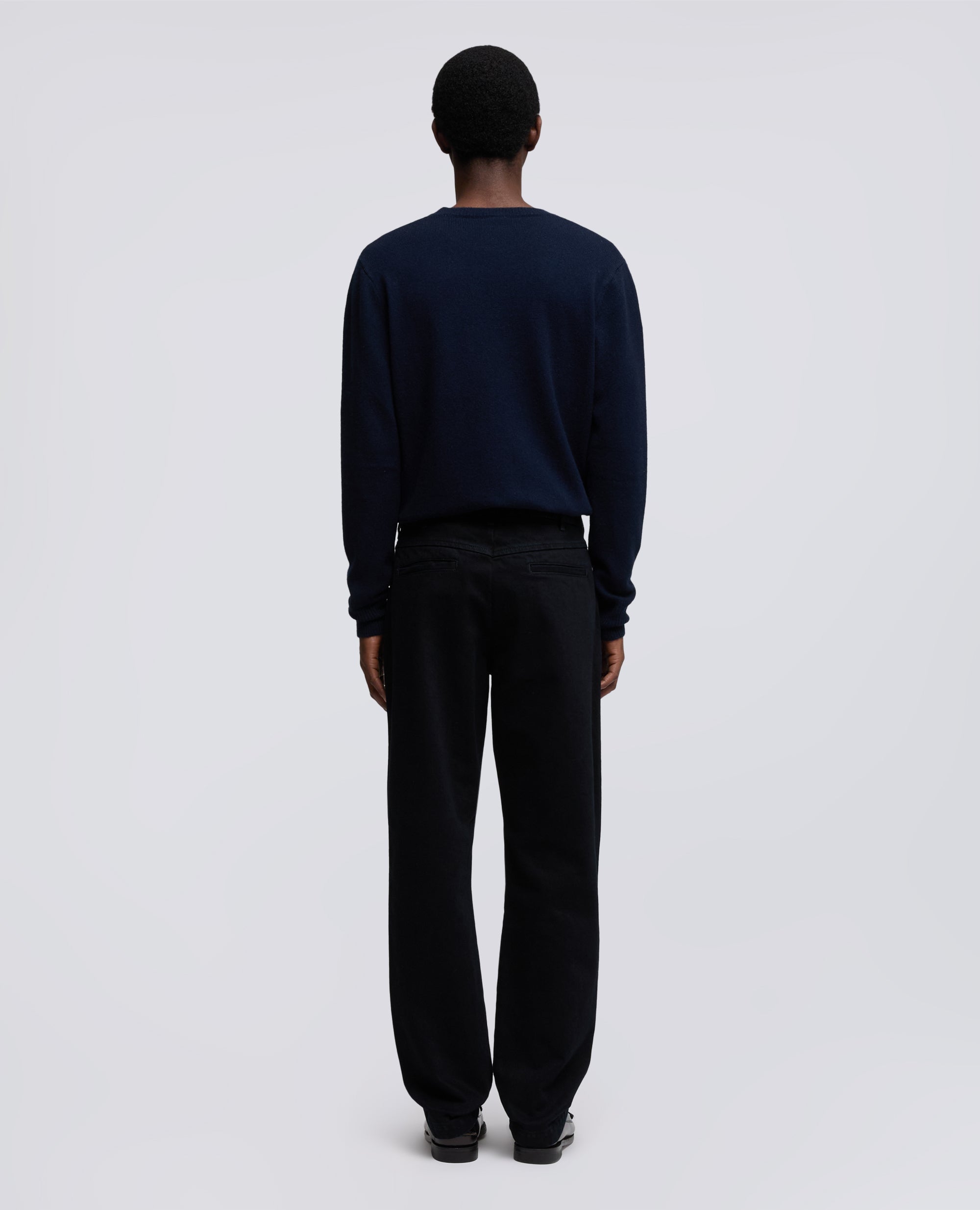 PANTALONE IN DENIM DI COTONE POLIESTERE RICICLATO-DENIM SCURO-DARK DENIM-DENIM OSCURO-DUNKLES DENIM-DENIM FONCE