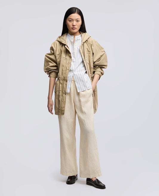 PANTALONE IN LINO-NATURALE-NATURAL-NATURAL-NATURLICH-NATUREL