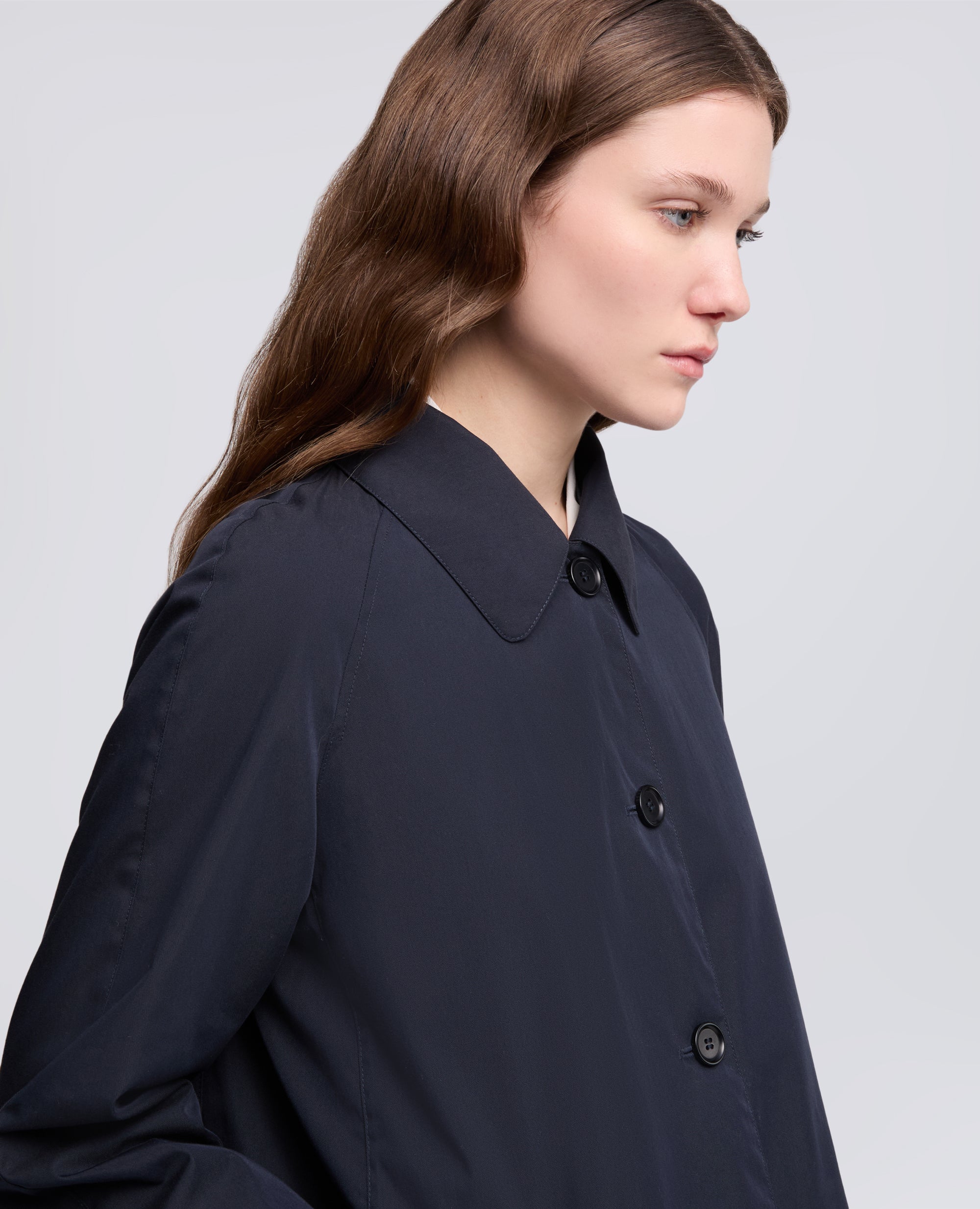 SOPARABITO IN TWILL DI COTONE POLIAMMIDE, REVERSIBILE IN NYLON RICICLATO-NAVY-NAVY-AZUL MARINO-NAVY-NAVY