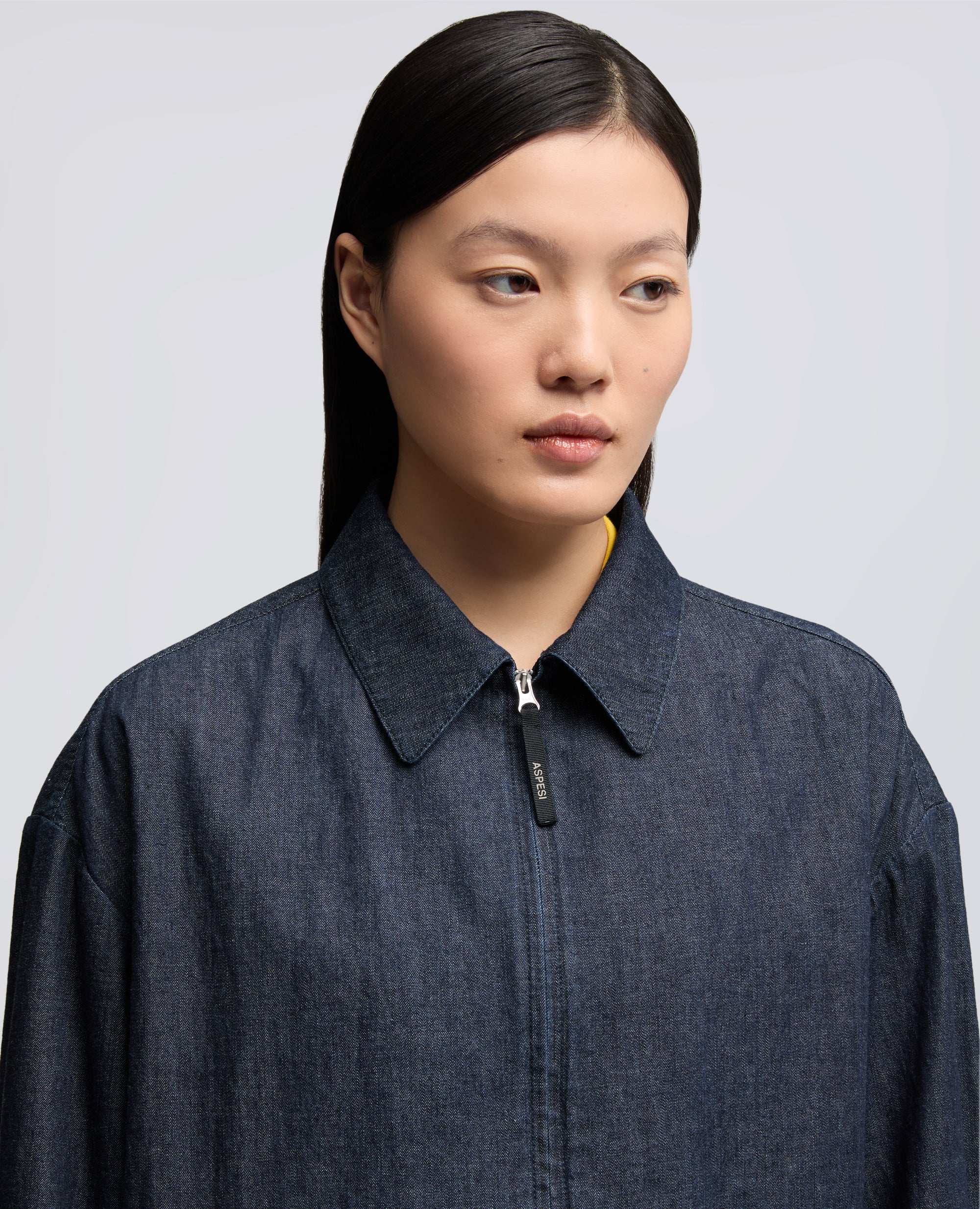 GIUBBOTTO IN DENIM LEGGERO-DENIM SCURO-DARK DENIM-DENIM OSCURO-DUNKLES DENIM-DENIM FONCE