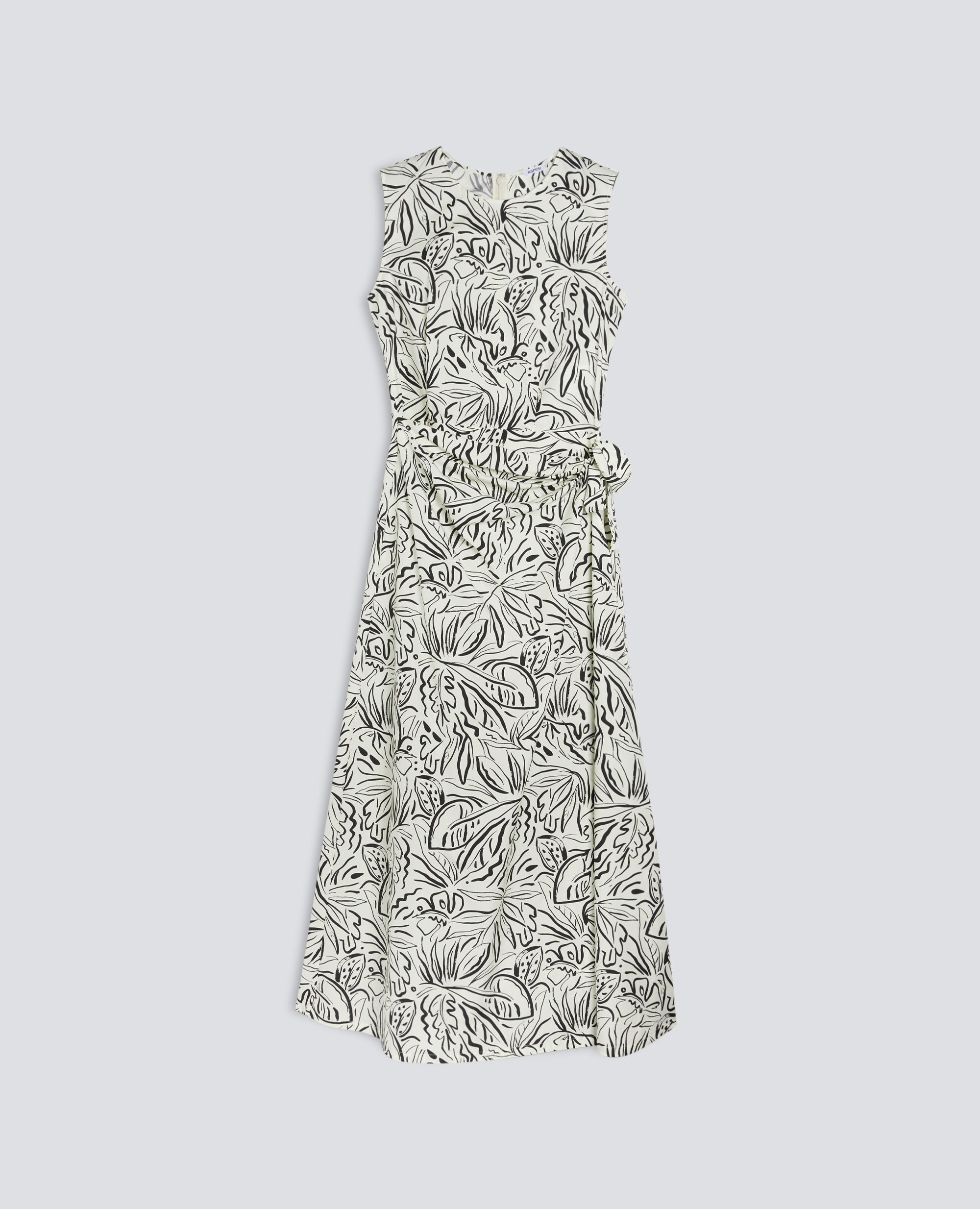 ABITO IN POPELINE DI COTONE-STAMPA NATURALE-STAMPA NATURALE-STAMPA NATURALE-STAMPA NATURALE-STAMPA NATURALE