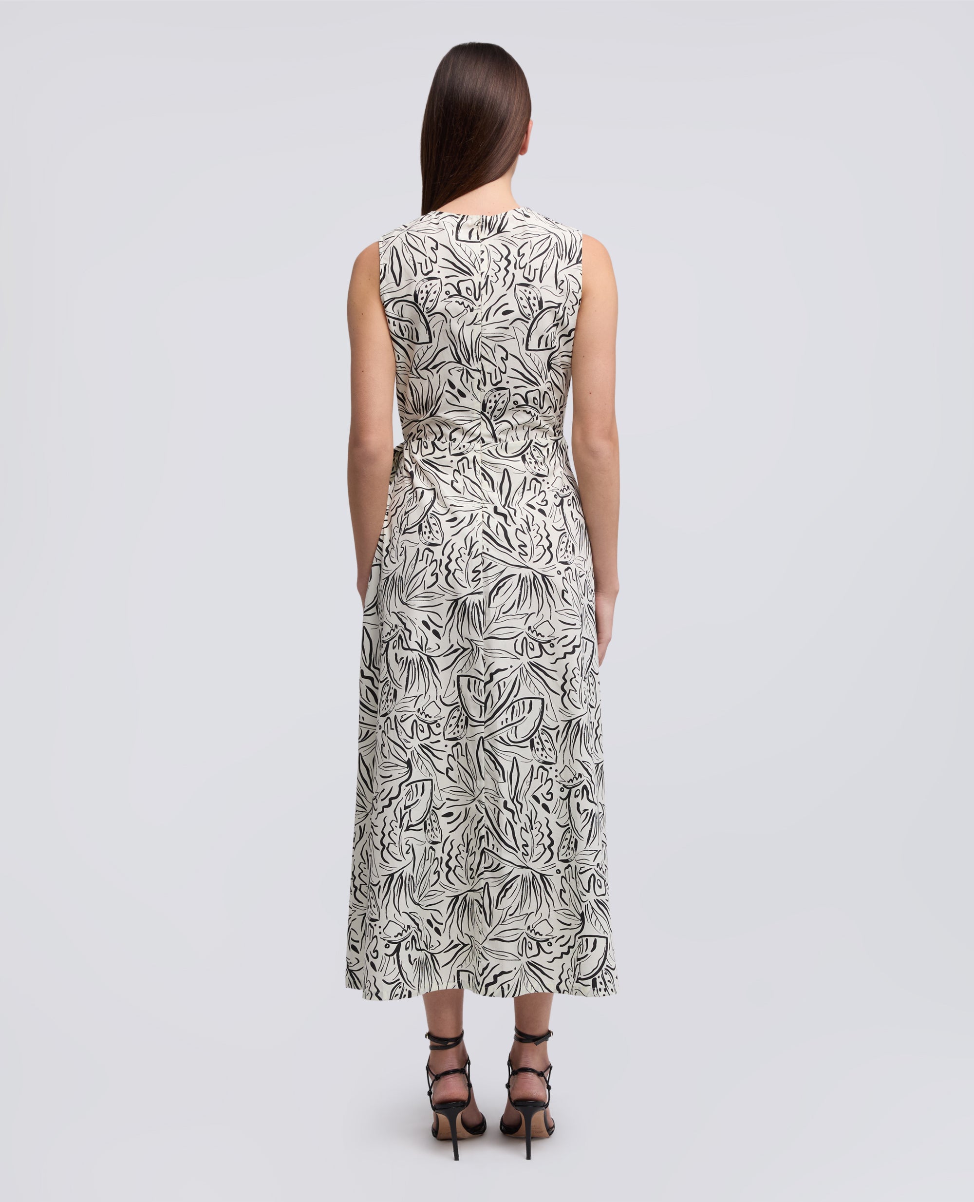 ABITO IN POPELINE DI COTONE-STAMPA NATURALE-STAMPA NATURALE-STAMPA NATURALE-STAMPA NATURALE-STAMPA NATURALE