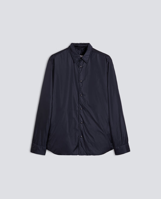 CAMICIA IN NYLON LEGGERO IMBOTTITA-NAVY-NAVY-AZUL MARINO-NAVY-NAVY