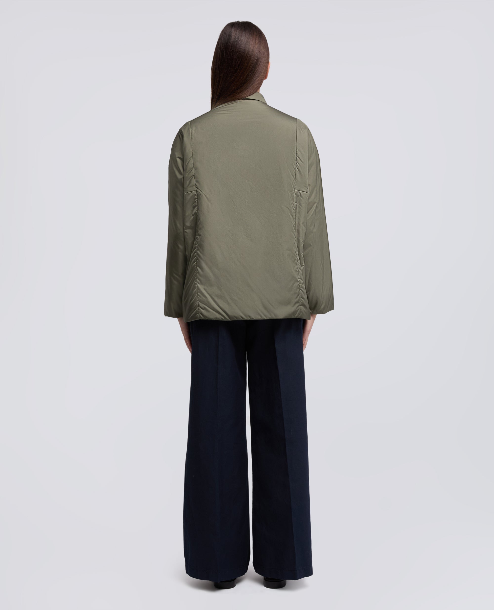 CAMICIA IN NYLON IMBOTTITA-OLIVA-OLIVE-OLIVA-OLIVEGRUN-VERT OLIVE