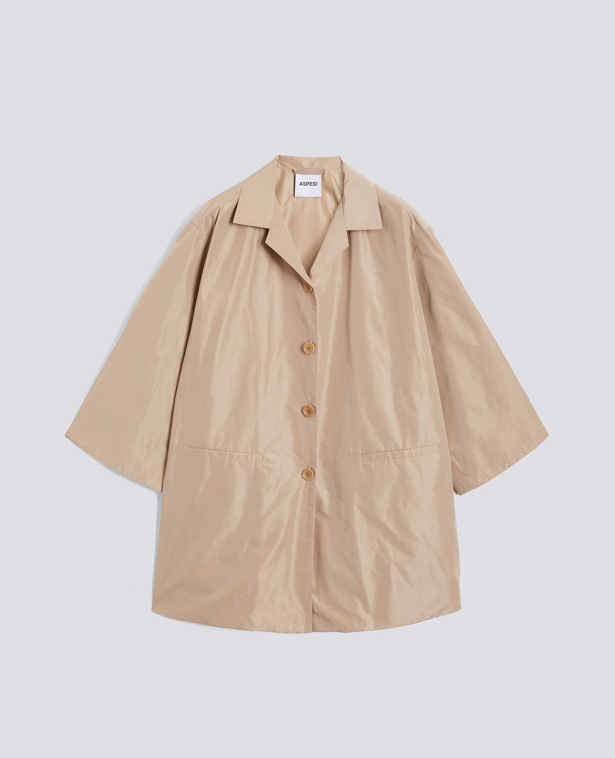 SOPRABITO IN TAFFETA TECNICO-BEIGE-BEIGE-BEIS-BEIGE-BEIGE