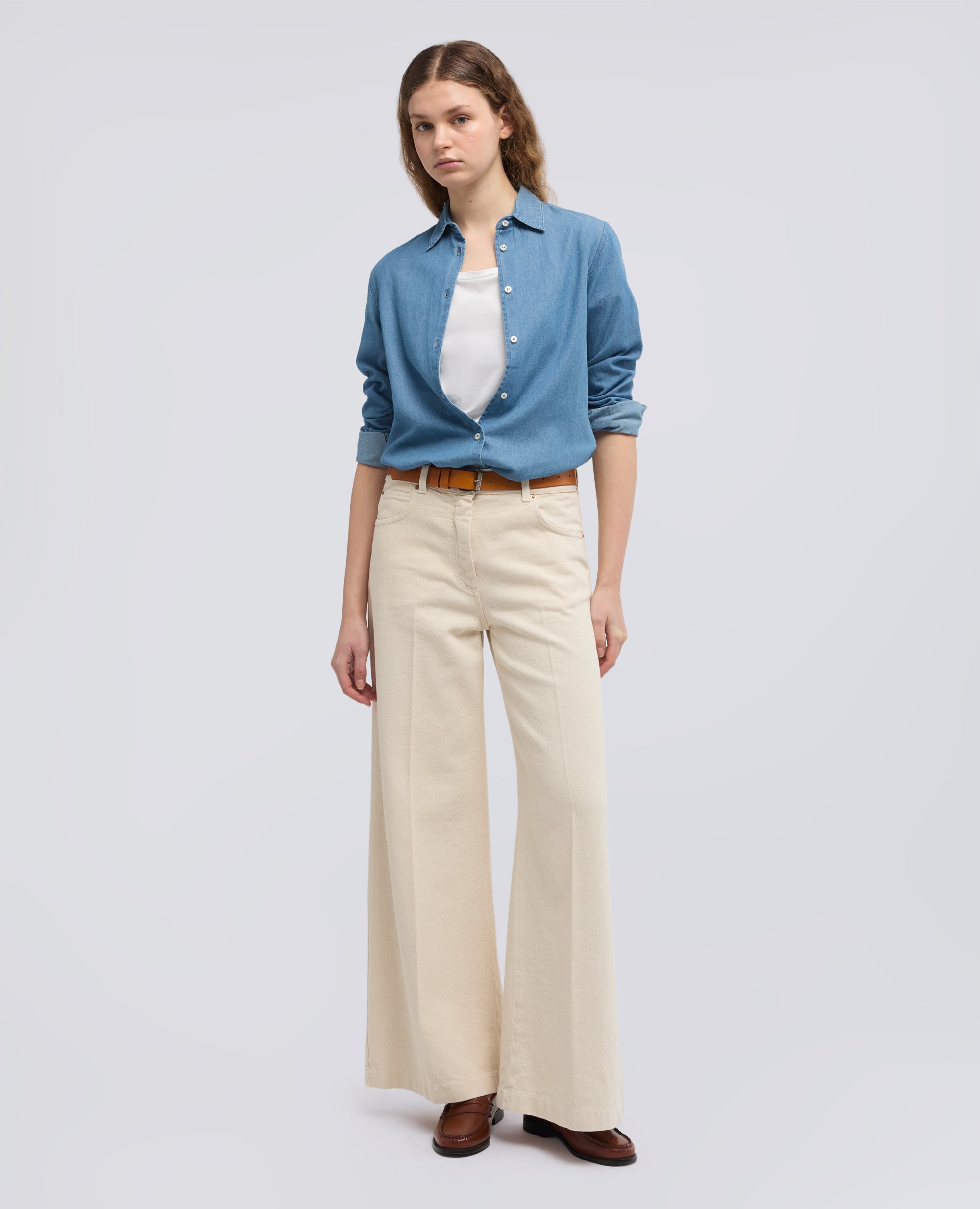 T-SHIRT IN JERSEY DI COTONE-BIANCO-WHITE-BLANCO-WEISS-BLANC